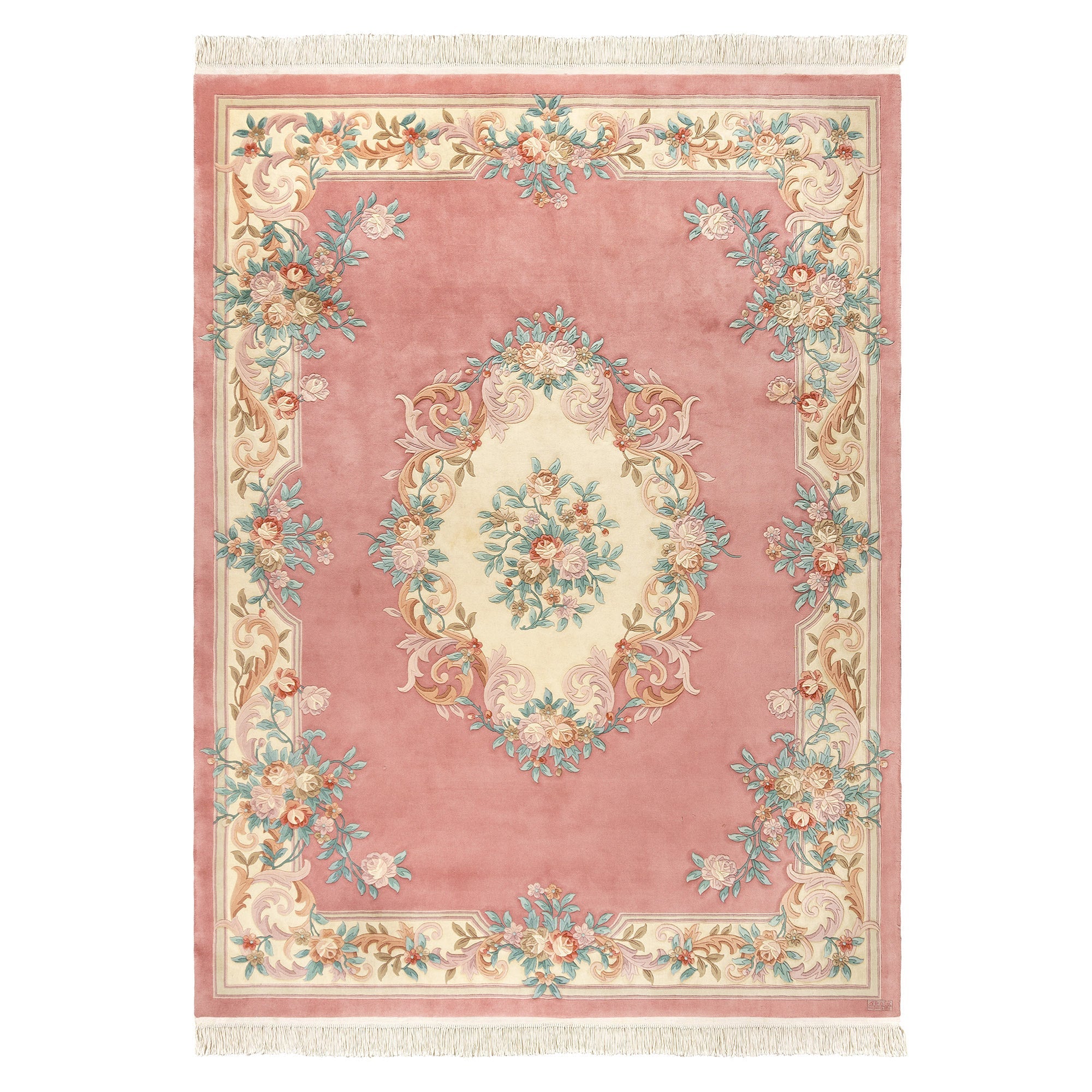 Pagoda Hand Knotted Rug Collection, Marseille Mauve