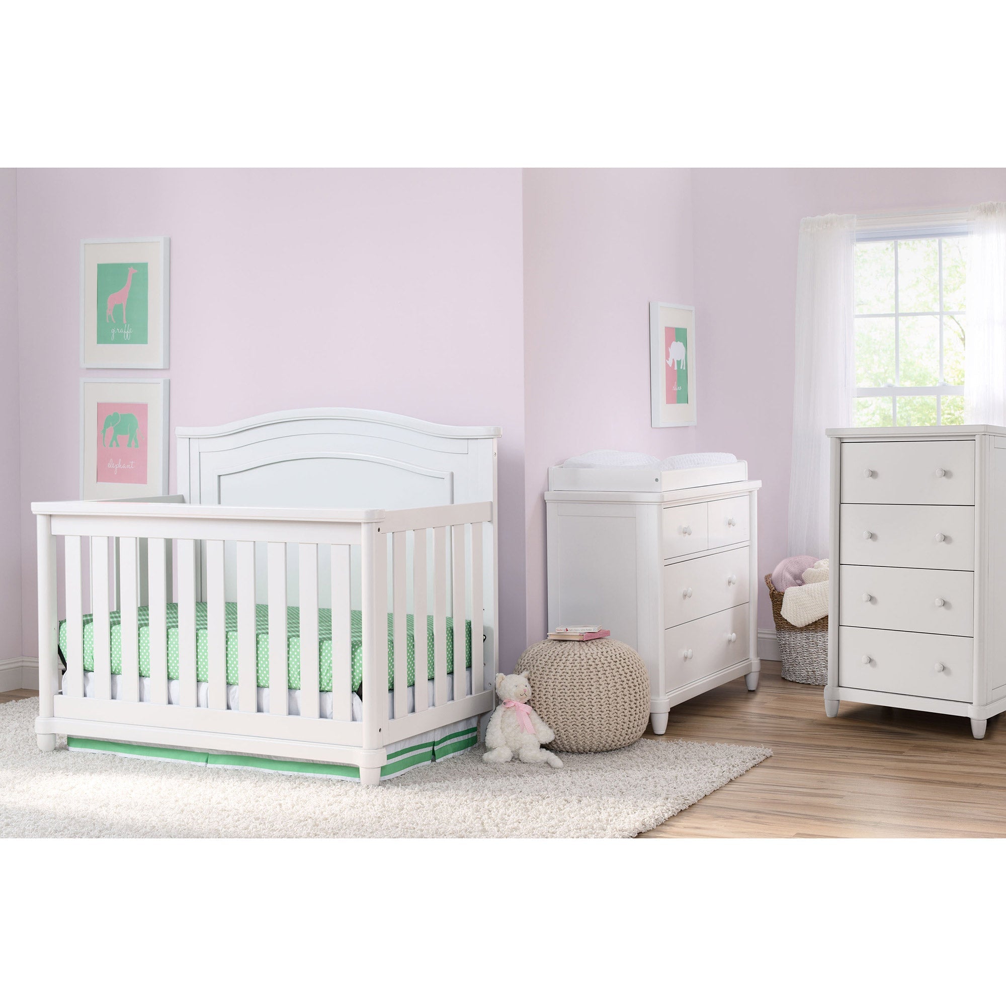 Sophia 3-Piece Nursery Furniture Set, White