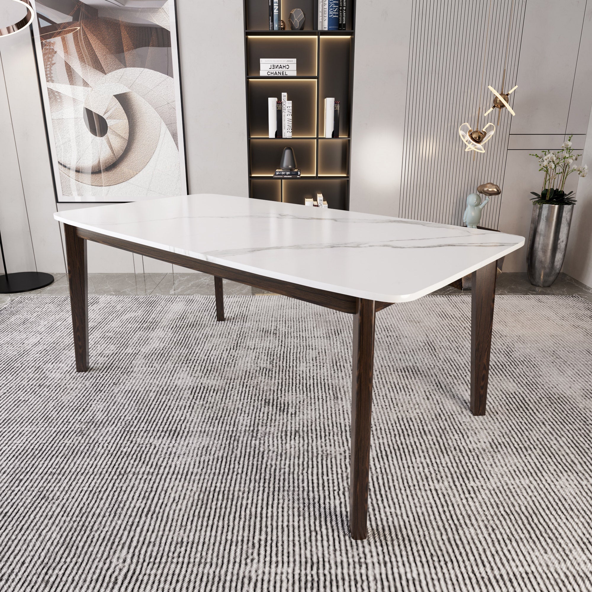 Luna 72" Quartz Dining Table