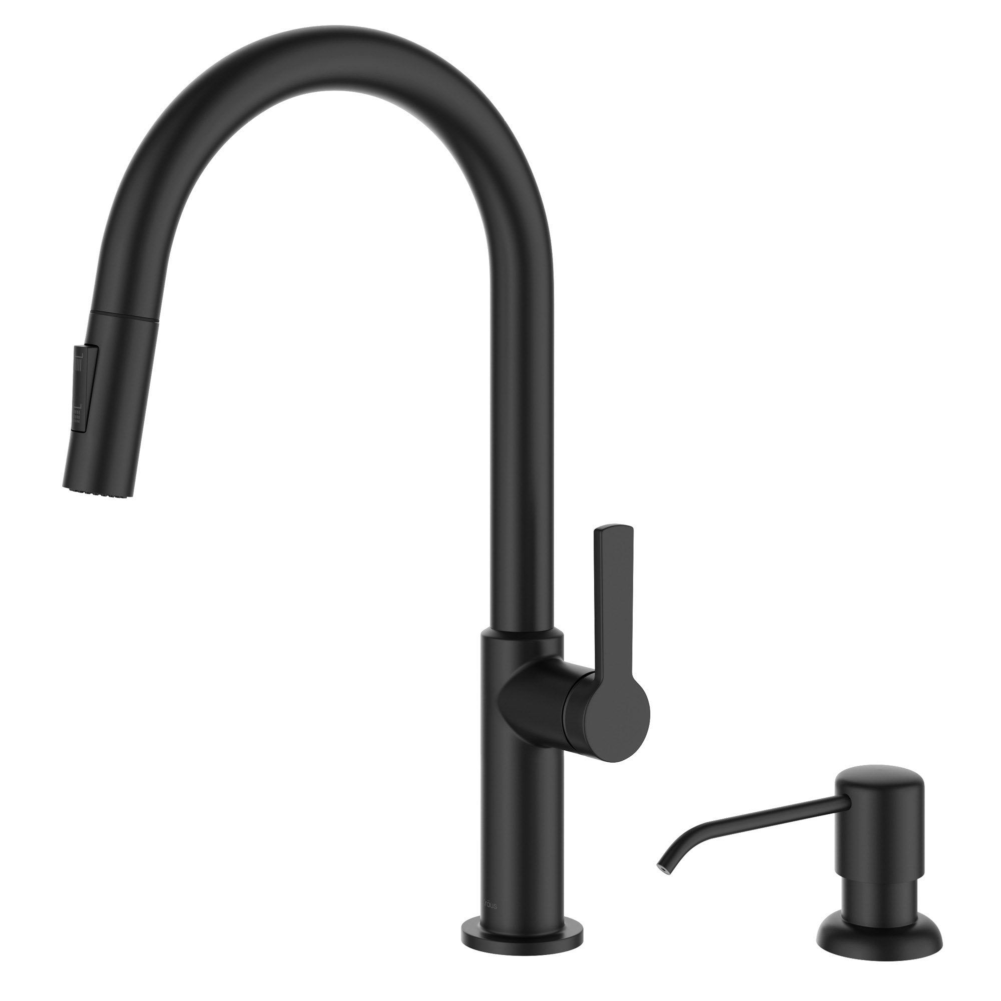 Pull-Down Kitchen Faucet with Matching Soap Dispenser