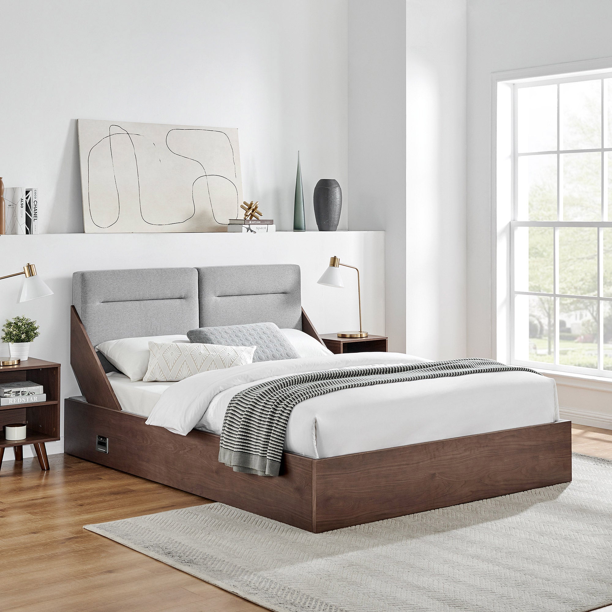 Reclina Lift up Storage Smart Bed