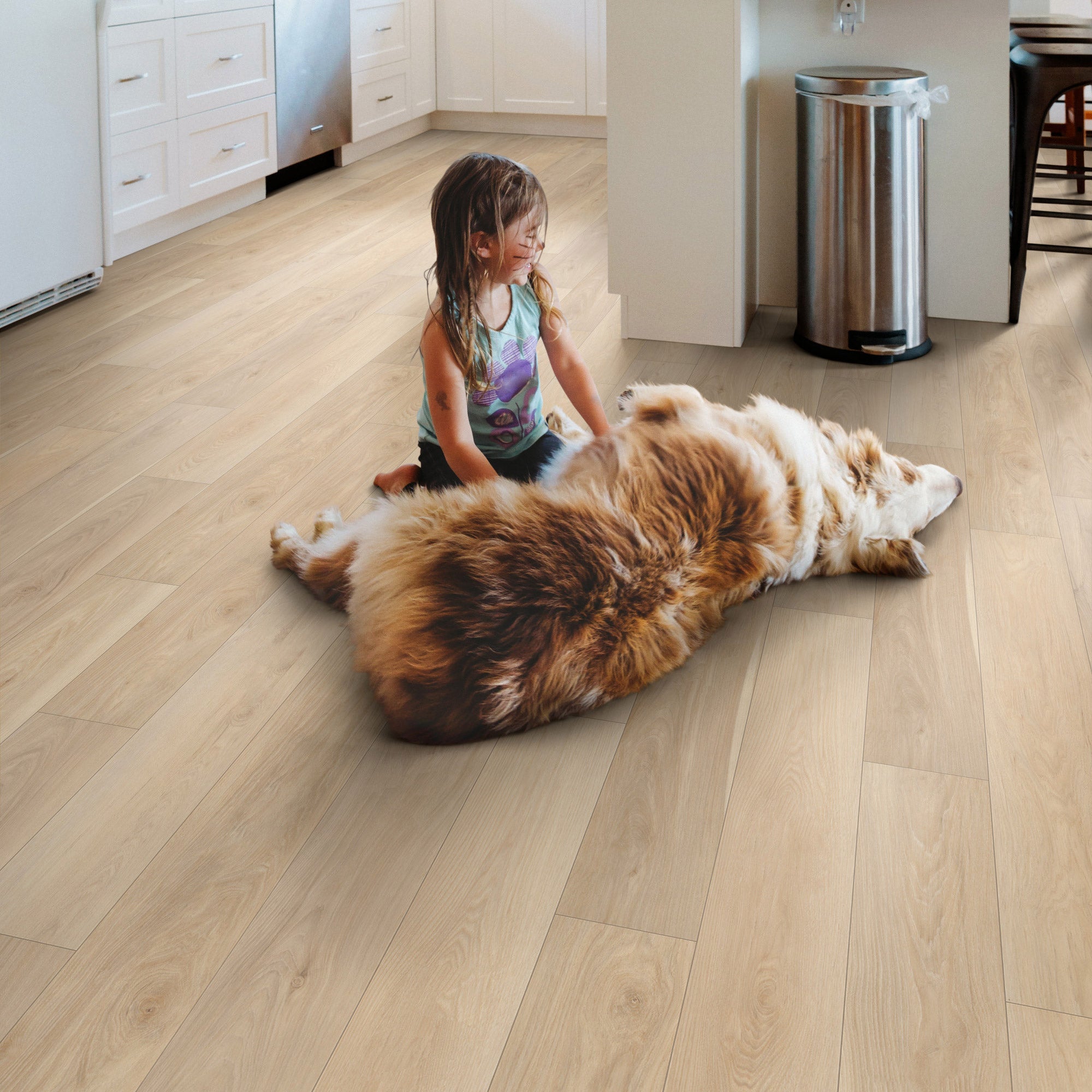 Matrix by  Premium 8MM Thick X 7In X 48In 20 MIL Waterproof Luxury Vinyl Plank Flooring (18.81 Sq. Ft./Ctn)