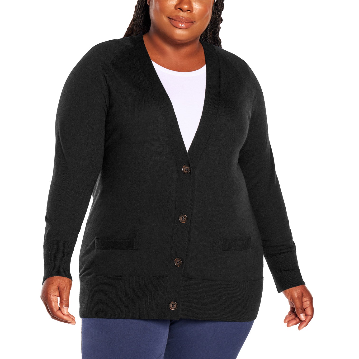 Ladies' Merino Wool Cardigan