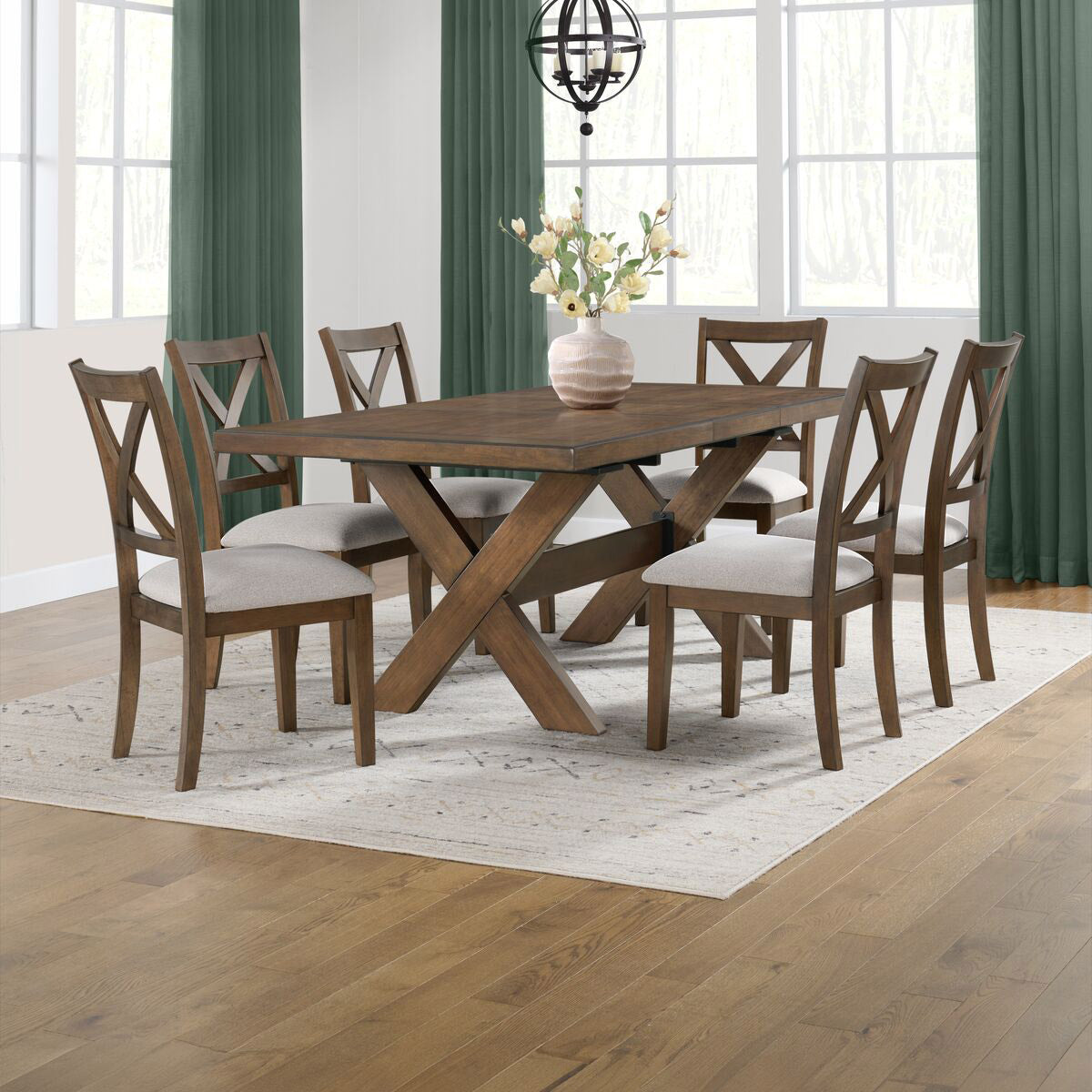 Lathan 7-Piece Dining Table Set