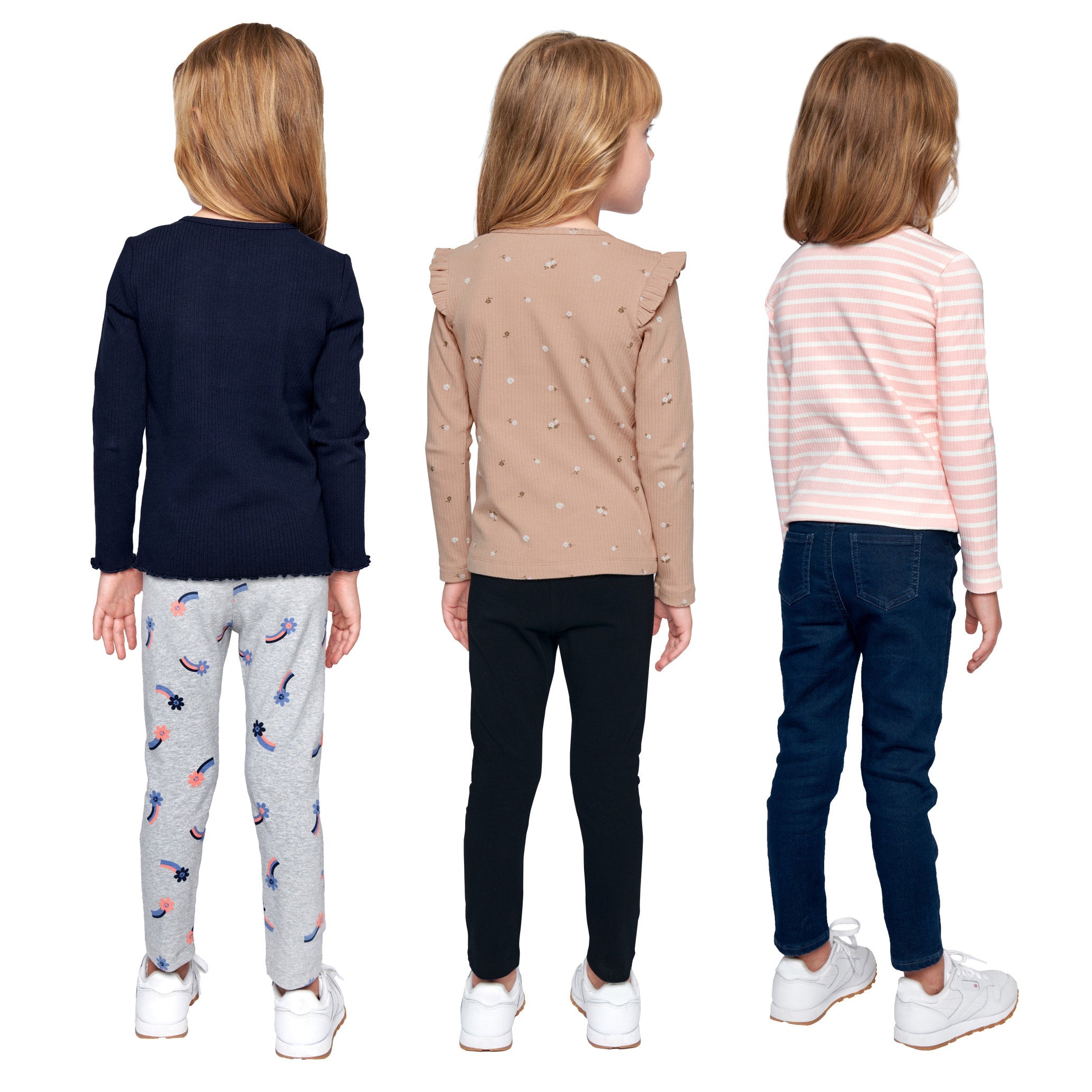 Kids' 3-Pack Long Sleeve Top