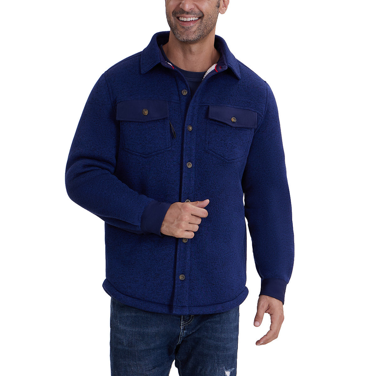 Men’S Fleece Lined Shirt Jacket