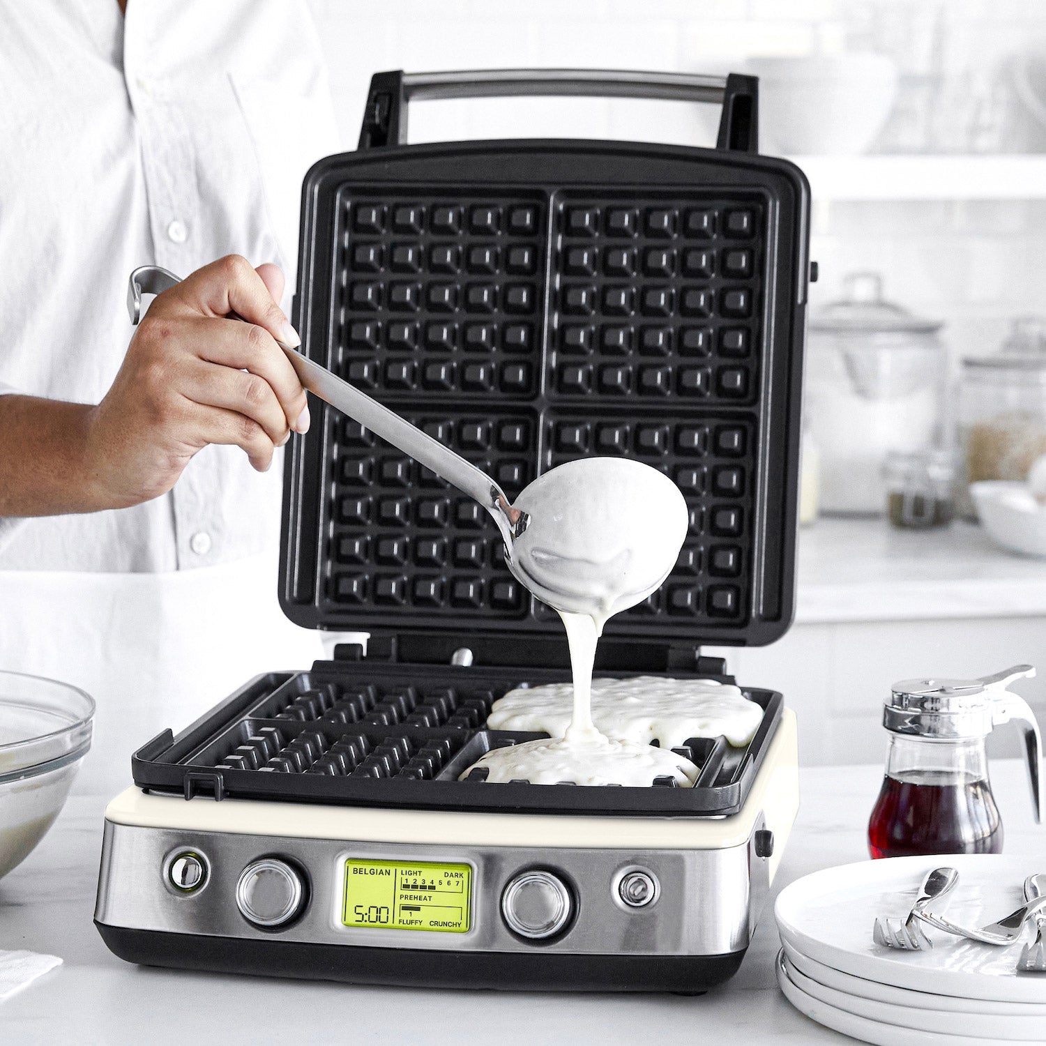 4-Square Waffle Maker