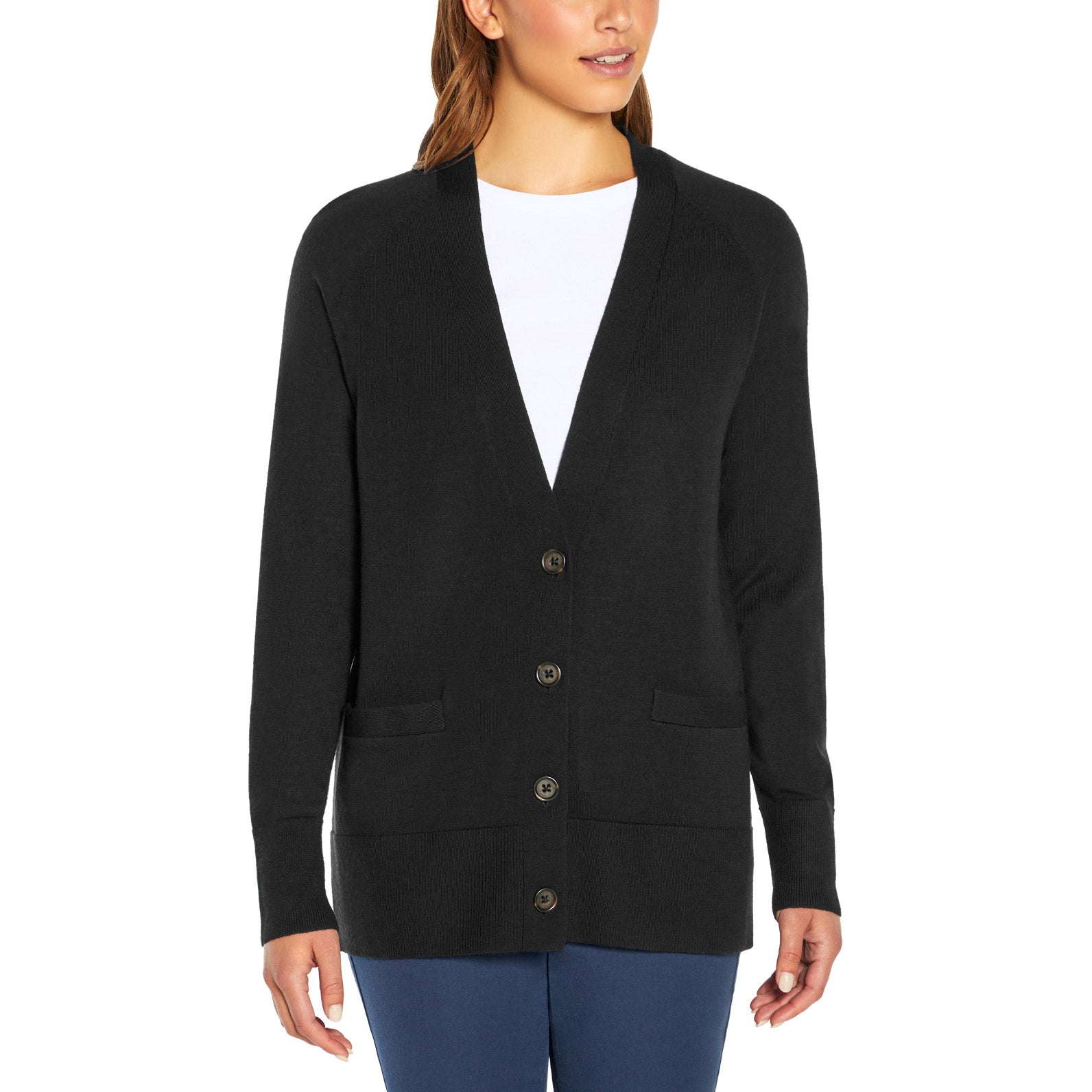 Ladies' Merino Wool Cardigan