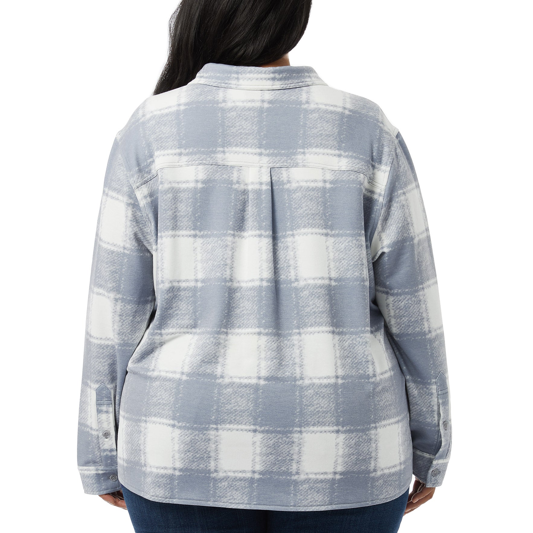 Ladies' Cozy Knit Button-Up Shirt