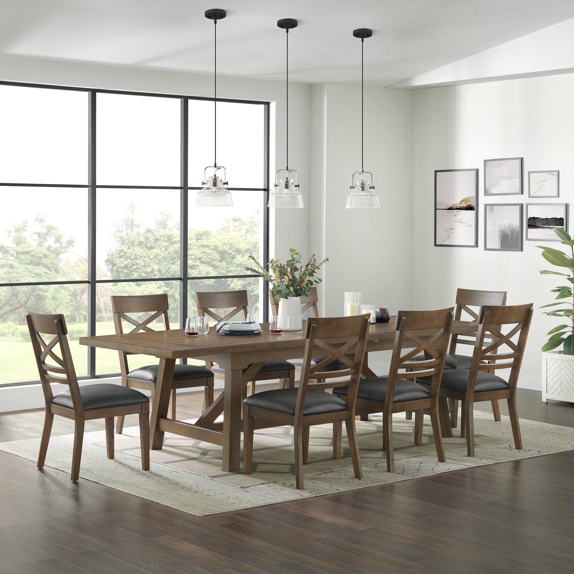 Oakdale 9-Piece Dining Table Set