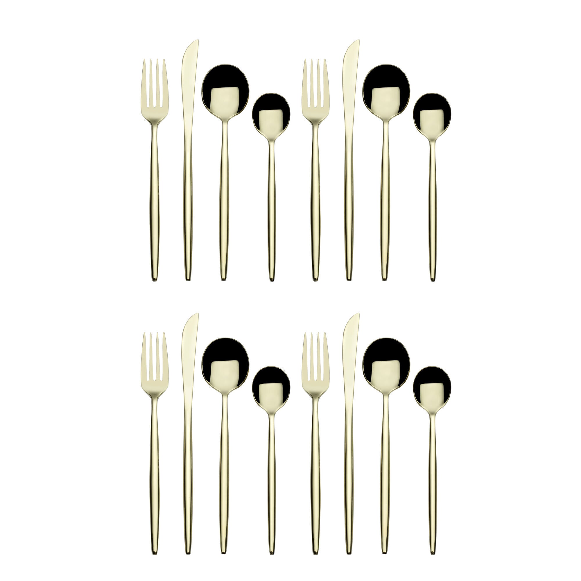 Living Shea 16-Piece Forged Flatware