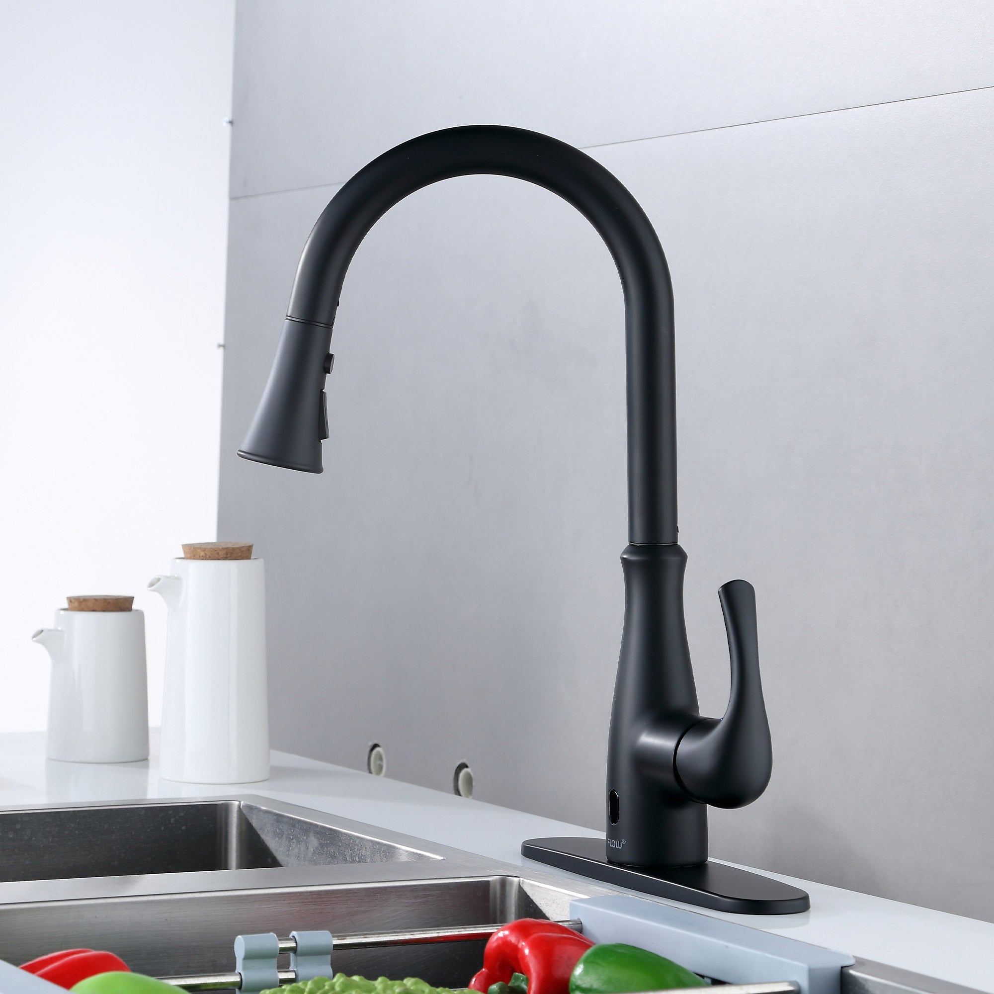 Flow Motion Activated Pulldown Kitchen Faucet