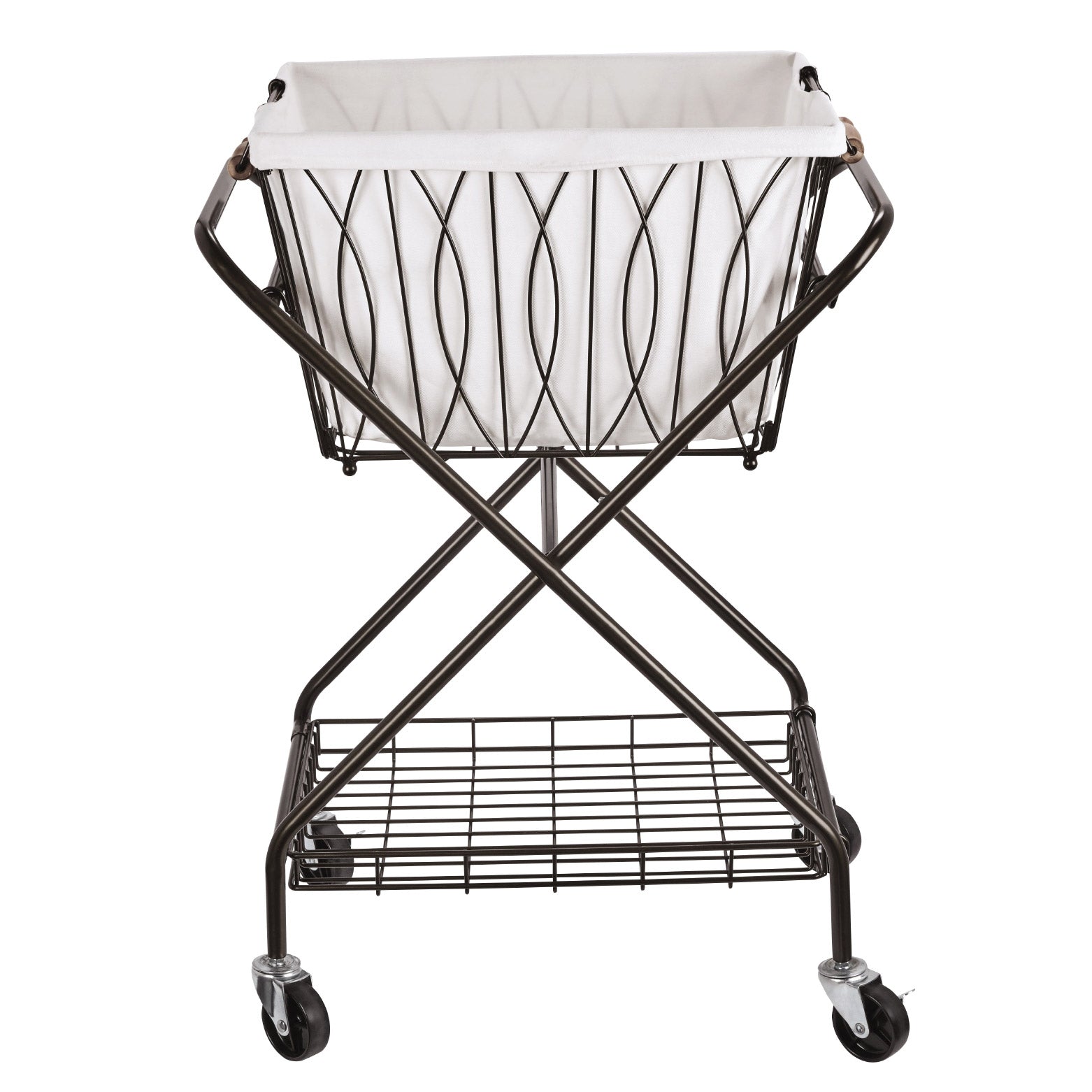 Verona Laundry Cart with Removable Basket