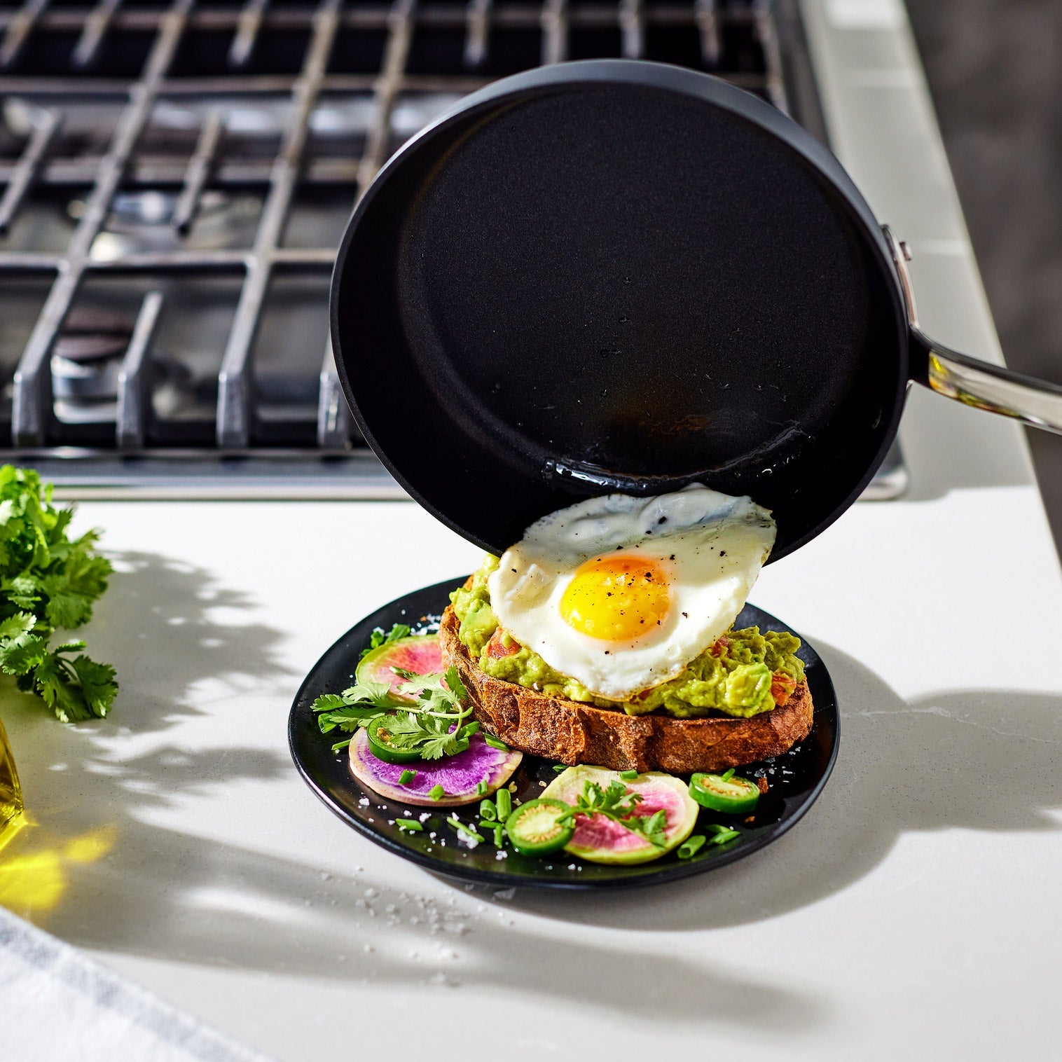 Hard-Anodized Fry Pan 3-Piece Set