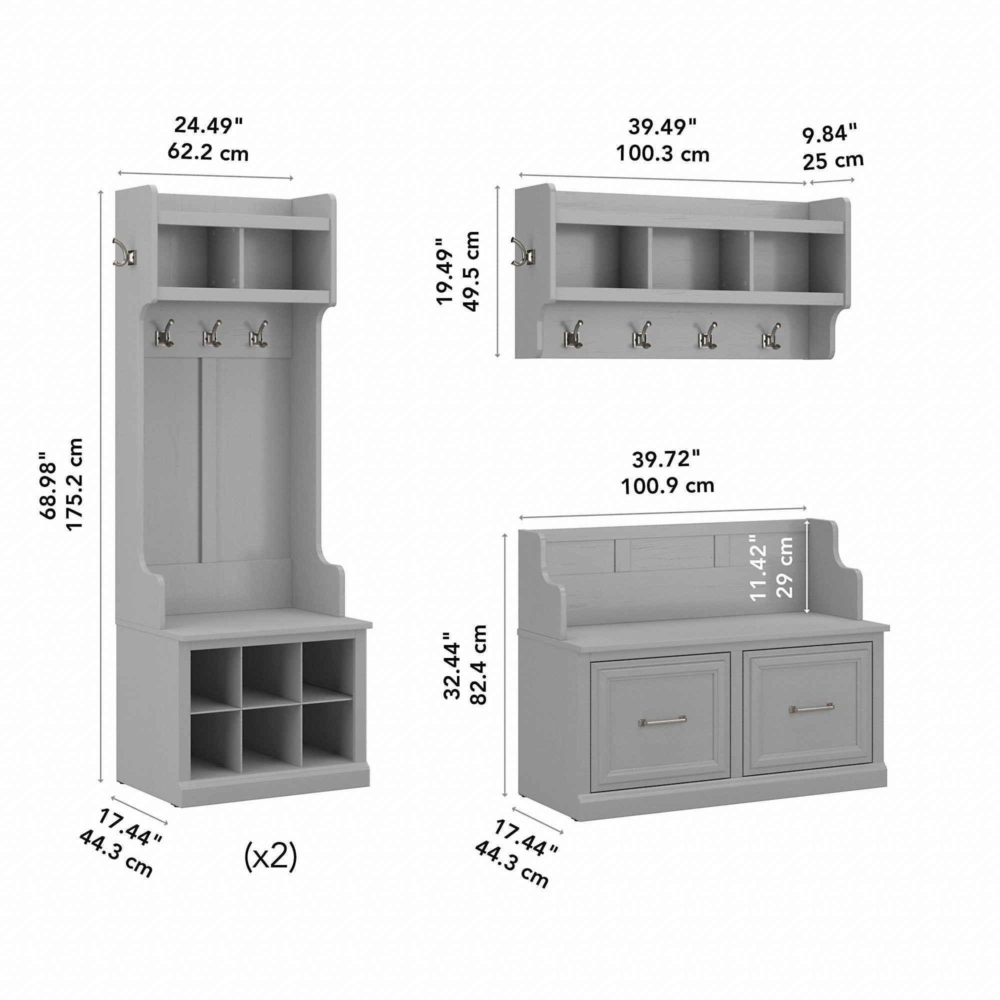 Woodland Entryway Storage Set