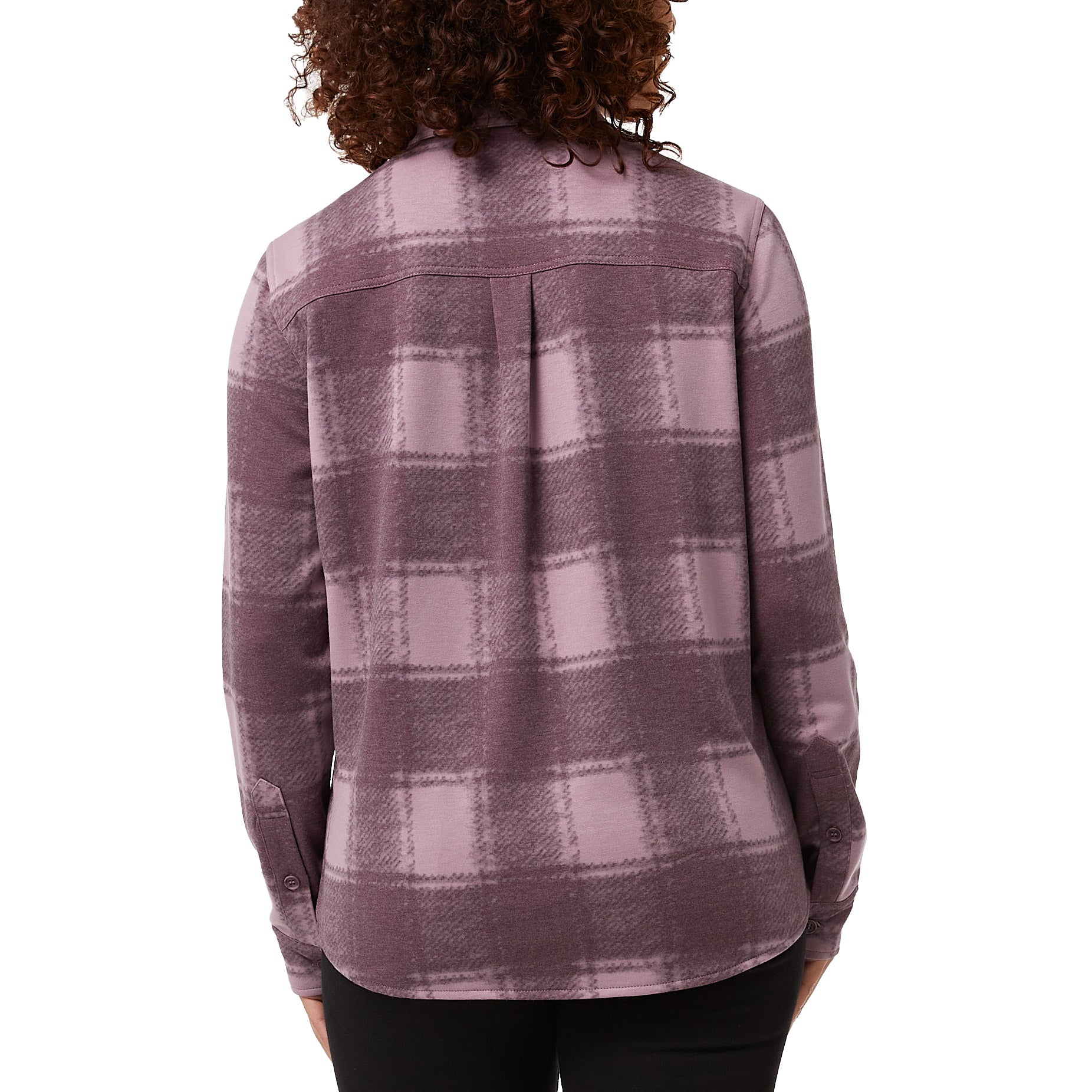 Ladies' Cozy Knit Button-Up Shirt