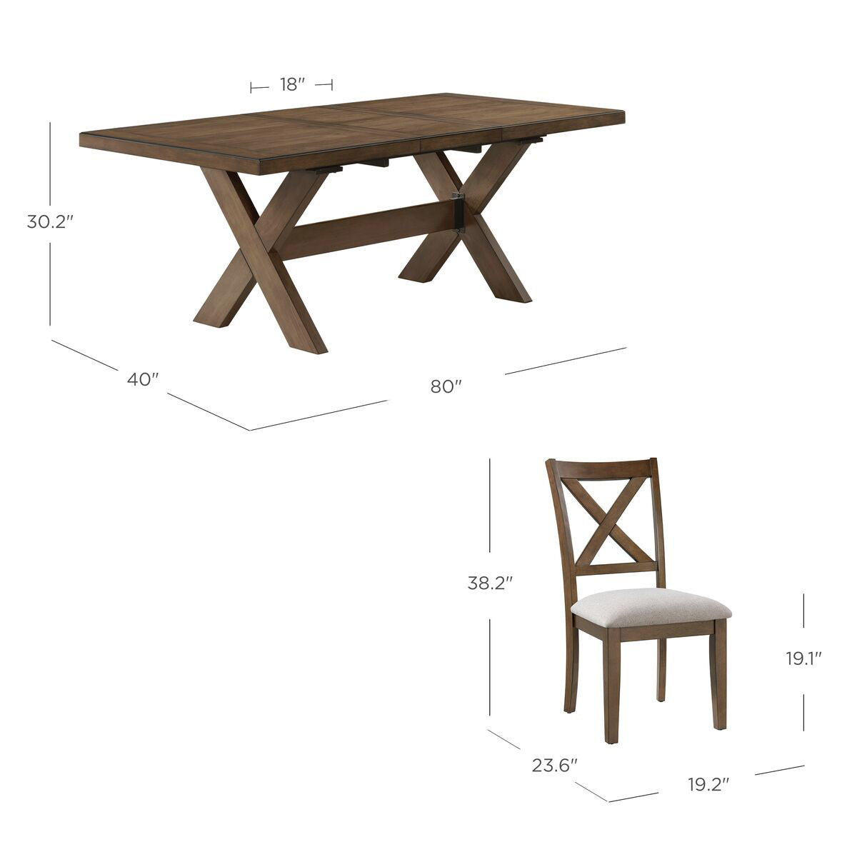 Lathan 7-Piece Dining Table Set