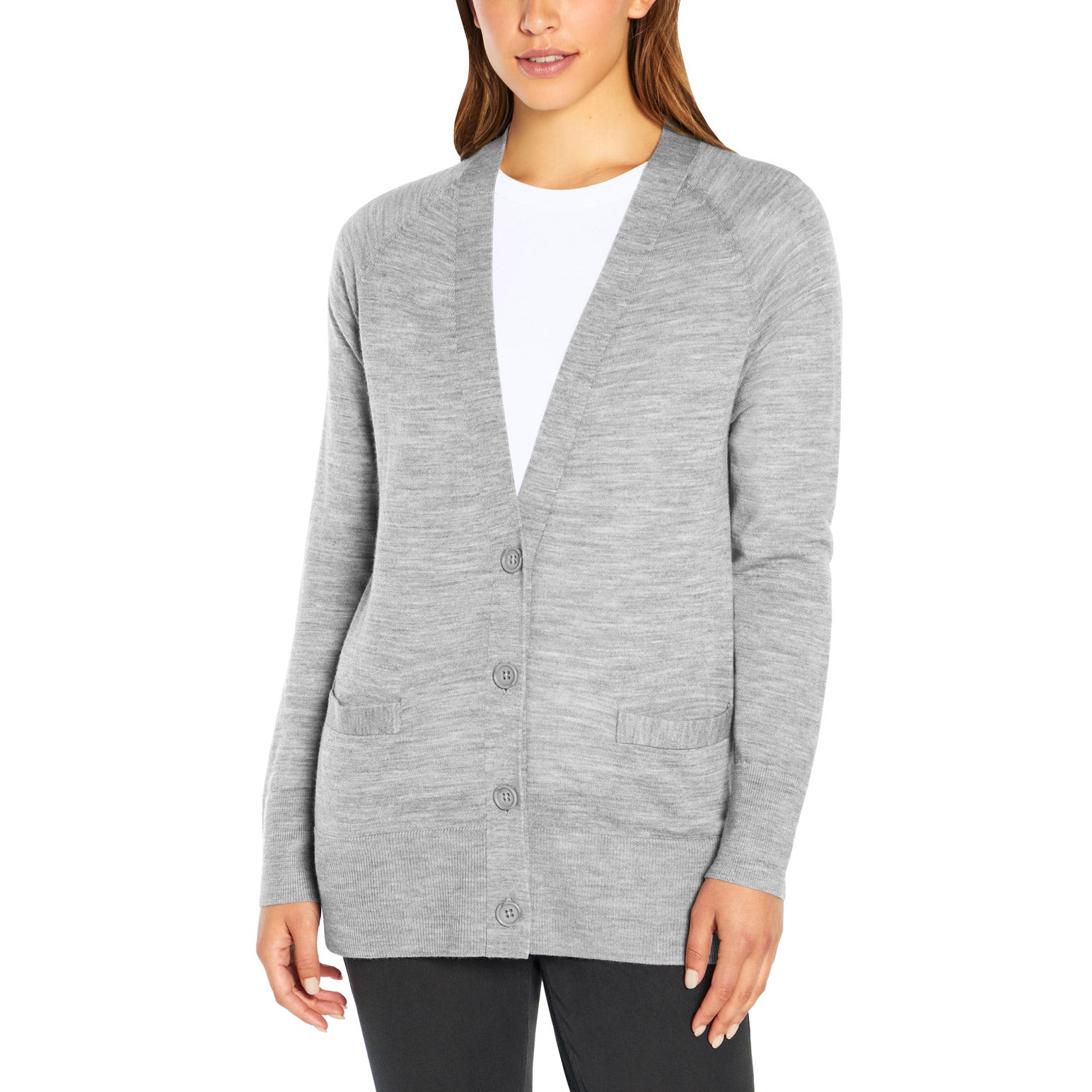 Ladies' Merino Wool Cardigan