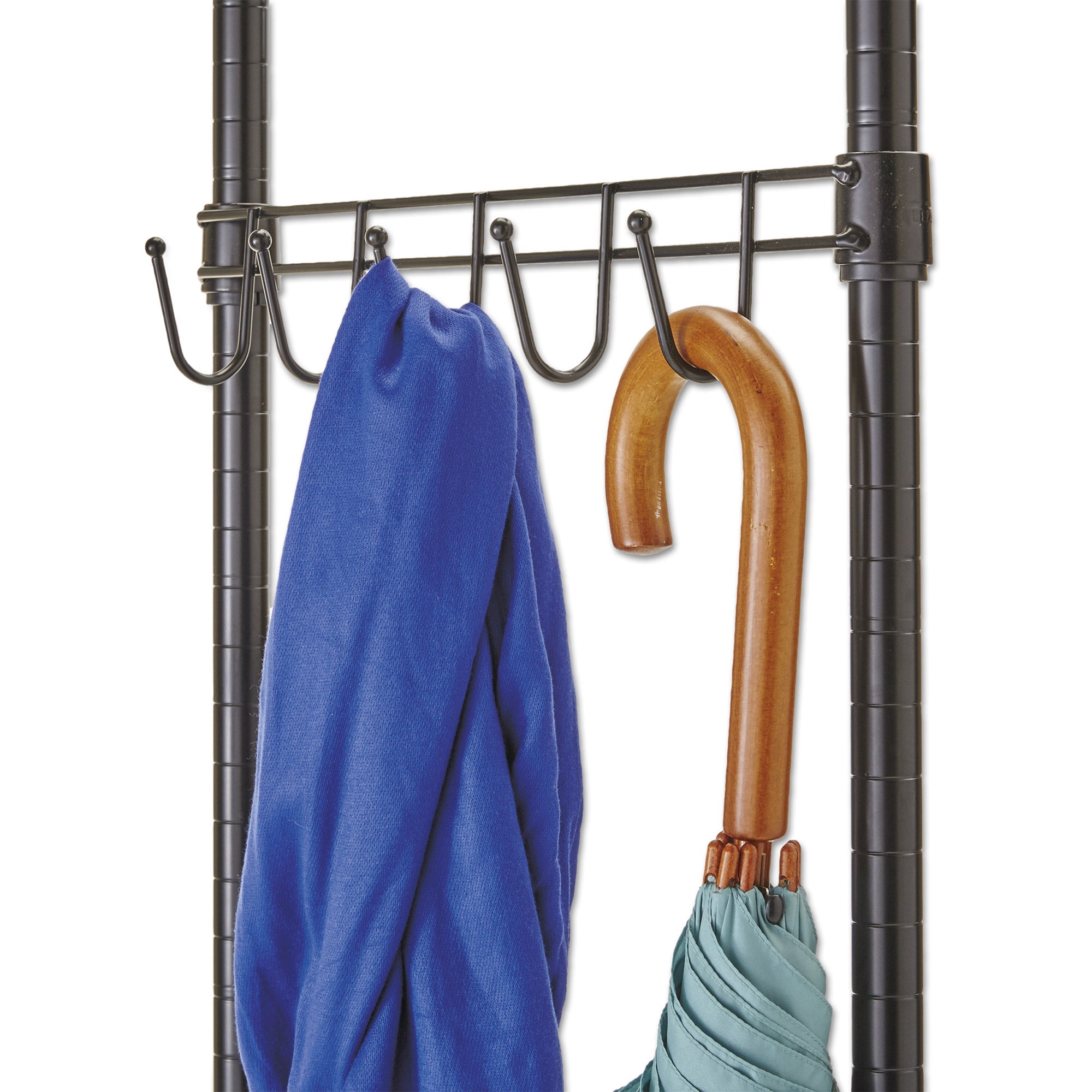 Alera Wire Garment Rack with Casters 48" X 18" X 75" NSF