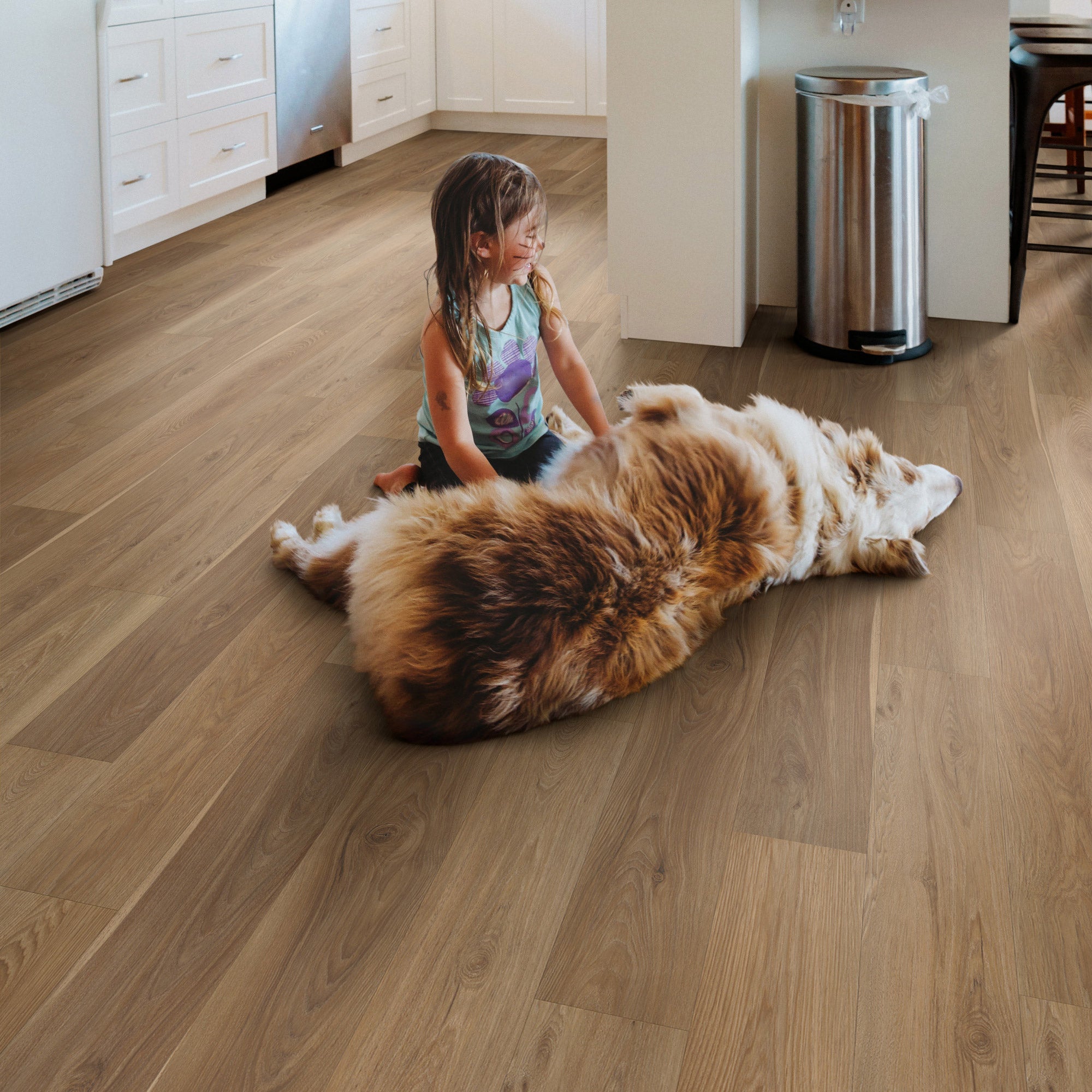 Matrix by  Premium 8MM Thick X 7In X 48In 20 MIL Waterproof Luxury Vinyl Plank Flooring (18.81 Sq. Ft./Ctn)