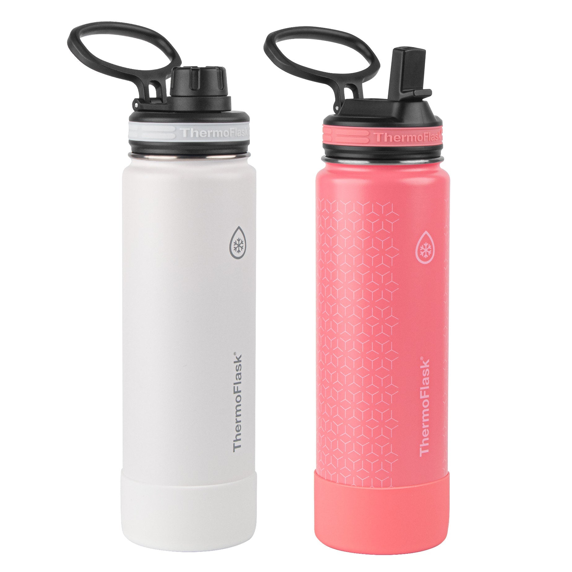 24 Oz Stainless Steel Insulated Water Bottle, 2-Pack