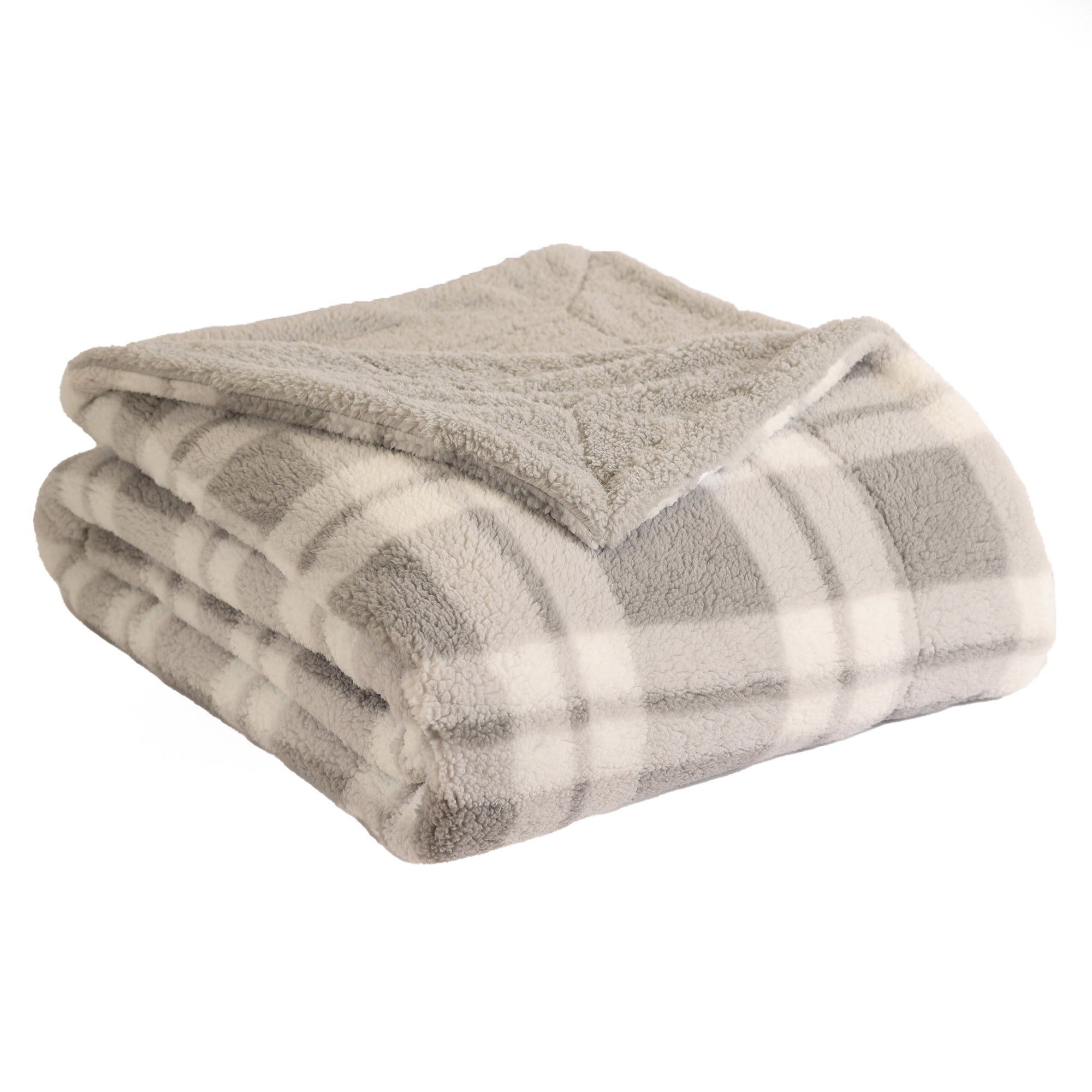 Life Comfort Reversible Sherpa Fleece Blanket