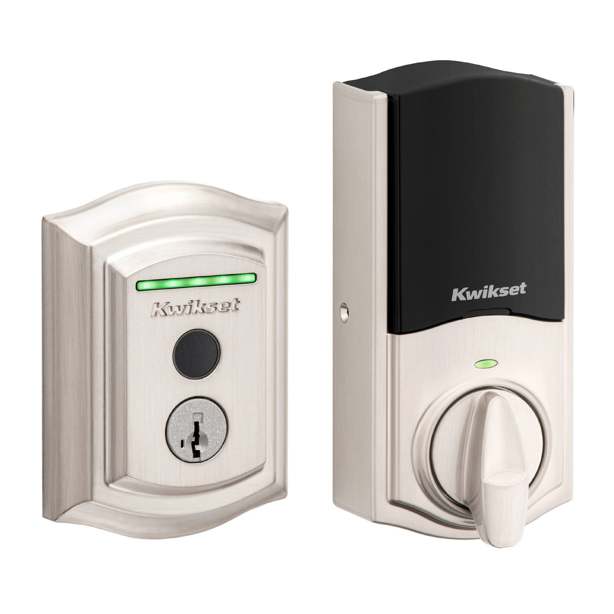 Halo Touch Wifi Deadbolt with Prescott Entry Door Handleset