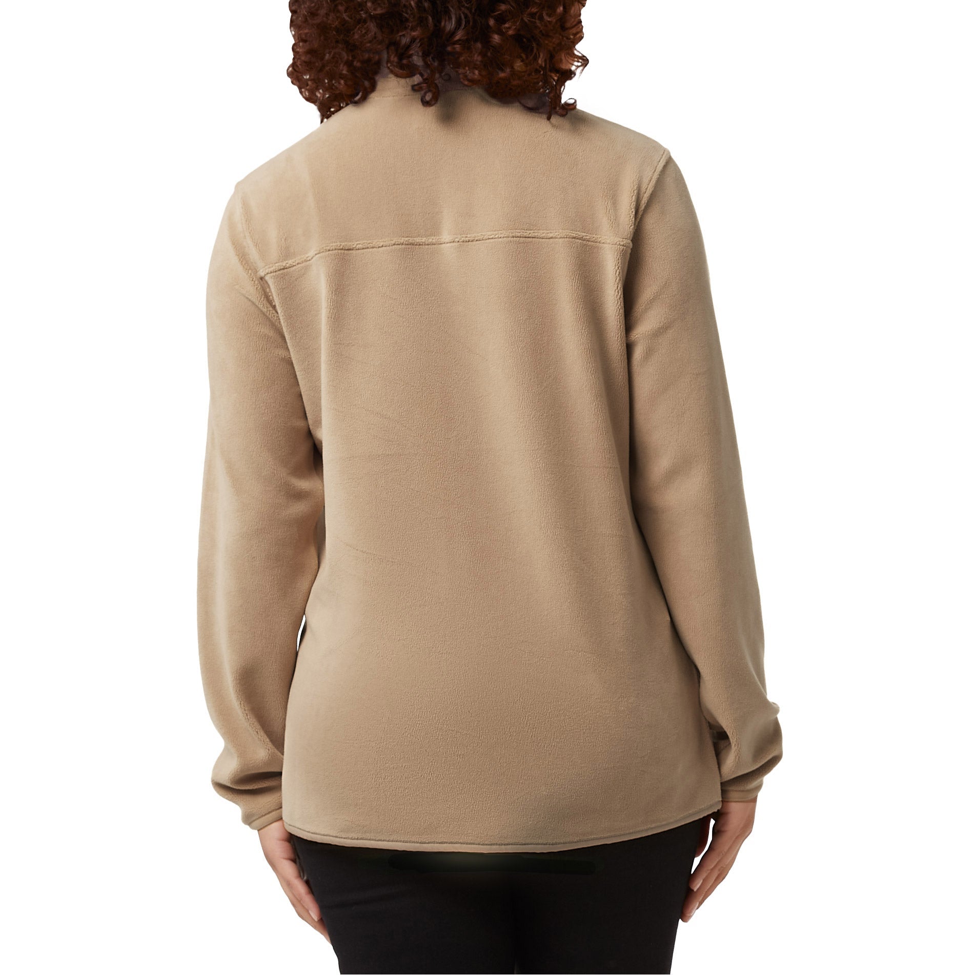 Ladies' Snap Fleece Pullover Top