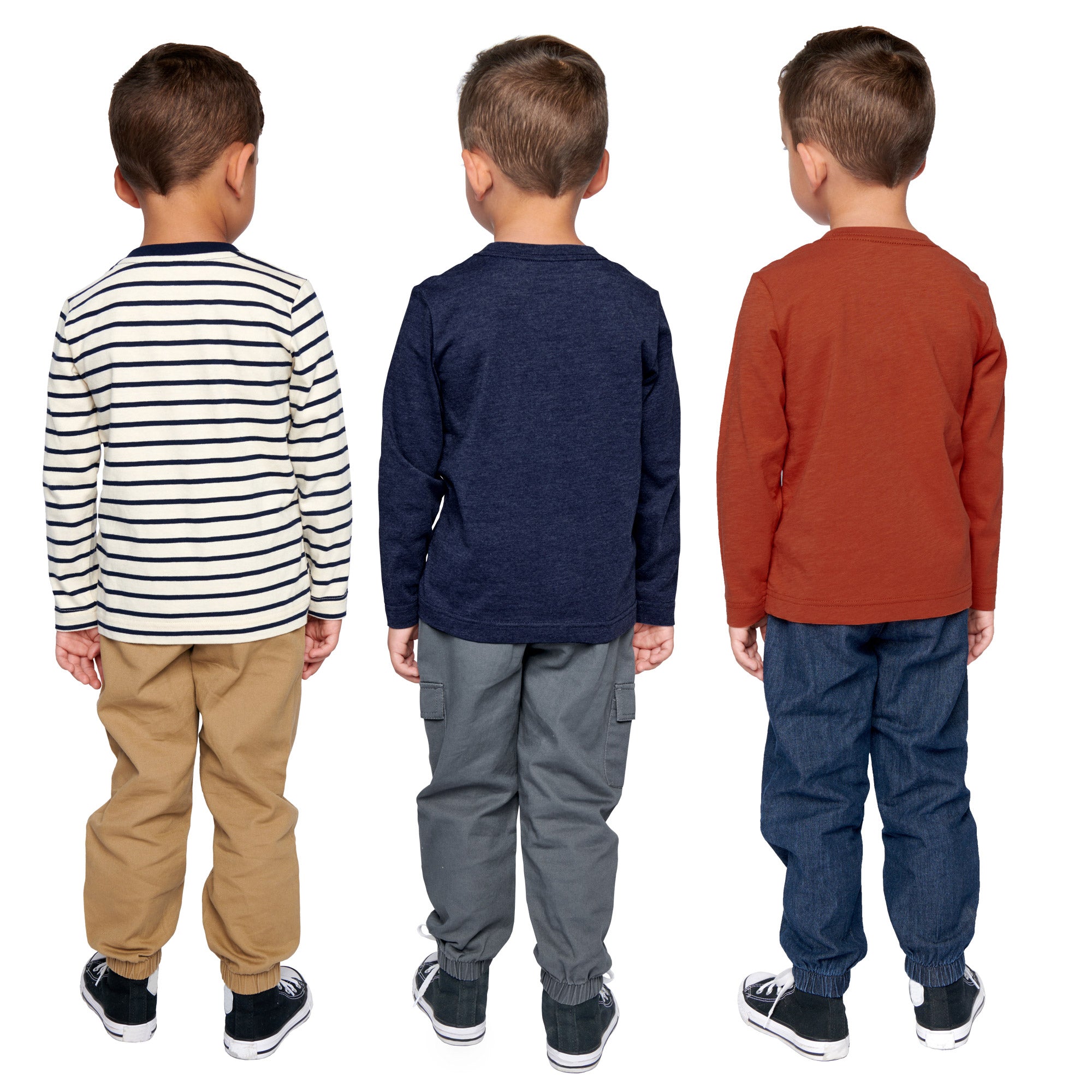 Kids' 3-Pack Long Sleeve Top