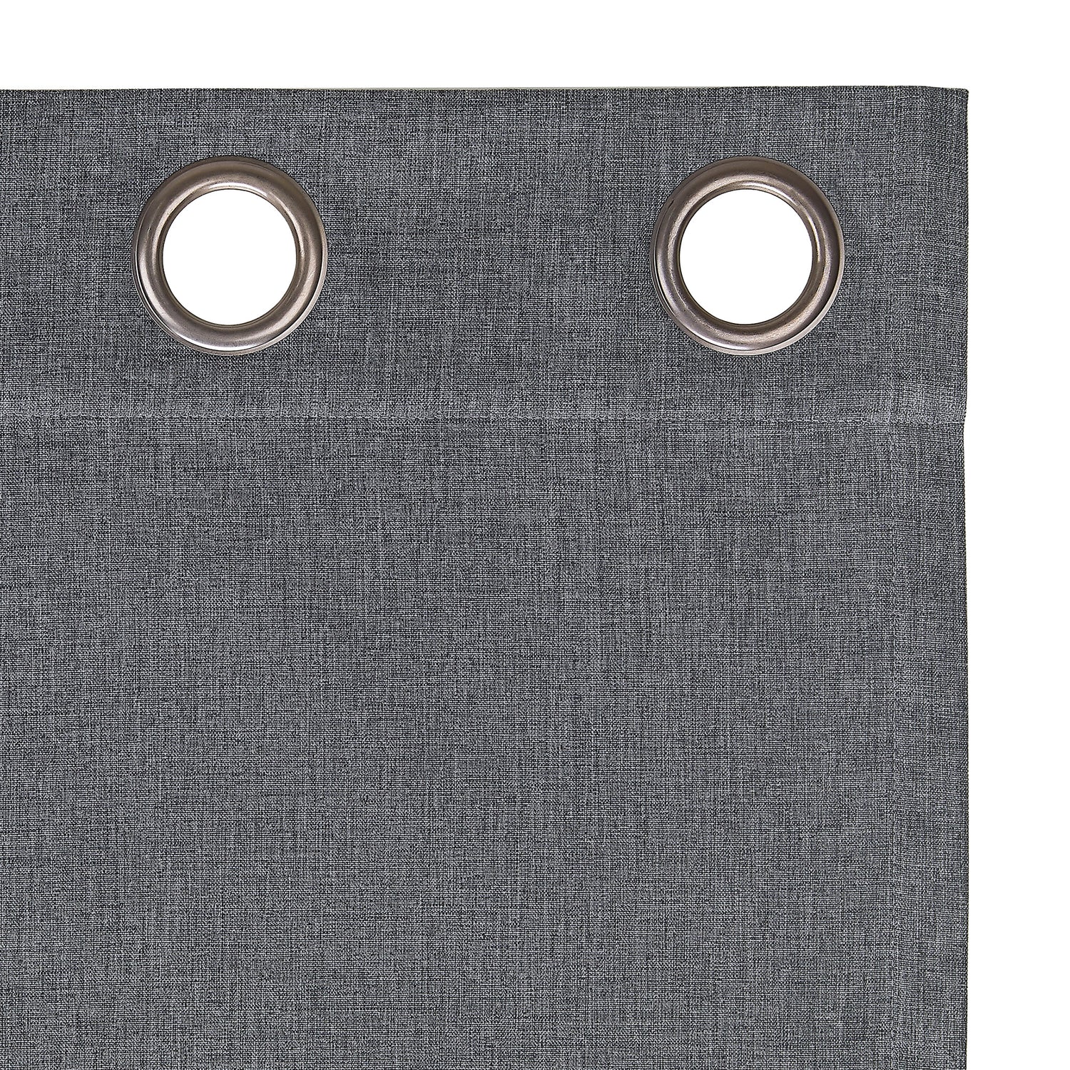 Pratt Tonal Texture Fleece Insulated 100% Blackout Window Curtains, 2-Pack