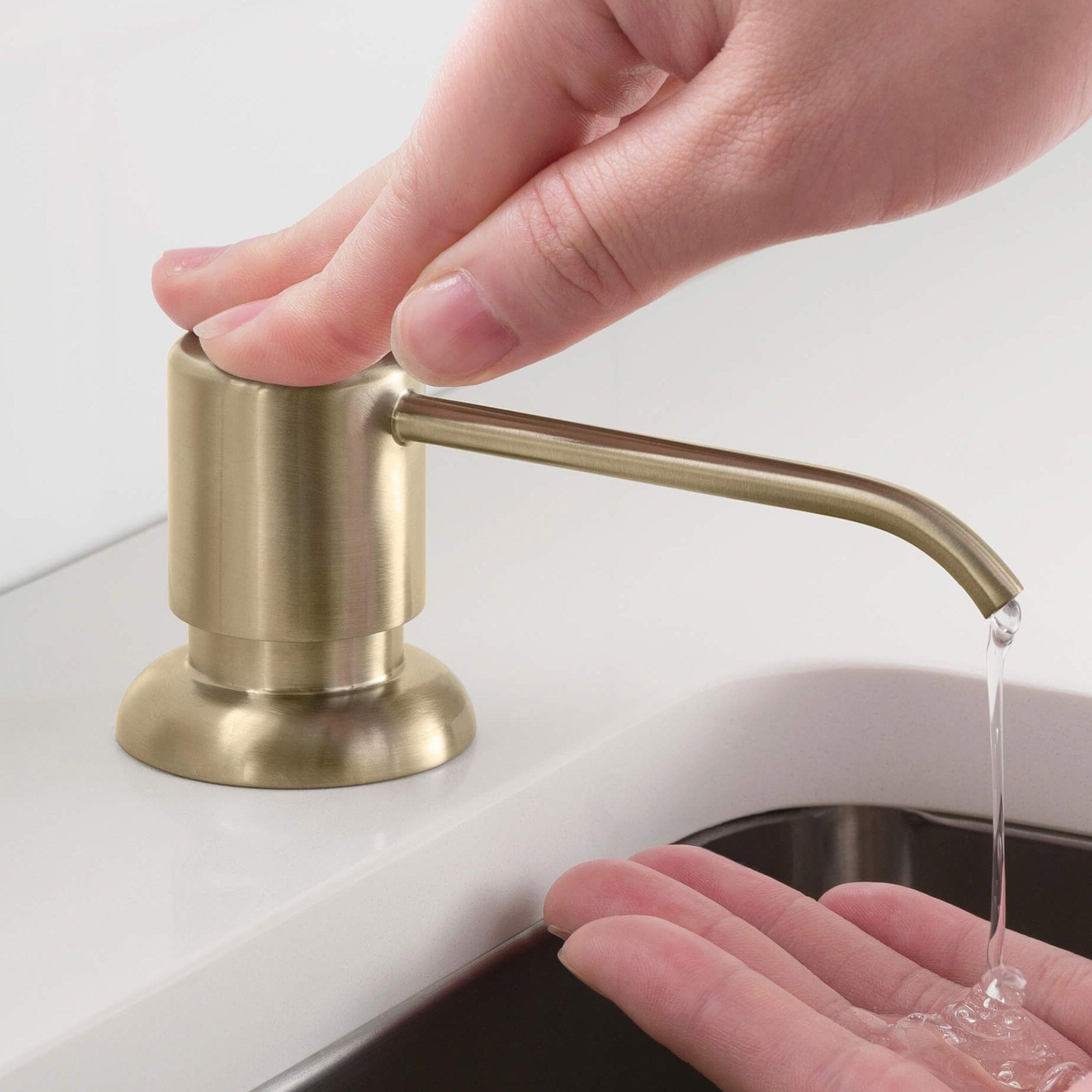 Pull-Down Kitchen Faucet with Matching Soap Dispenser