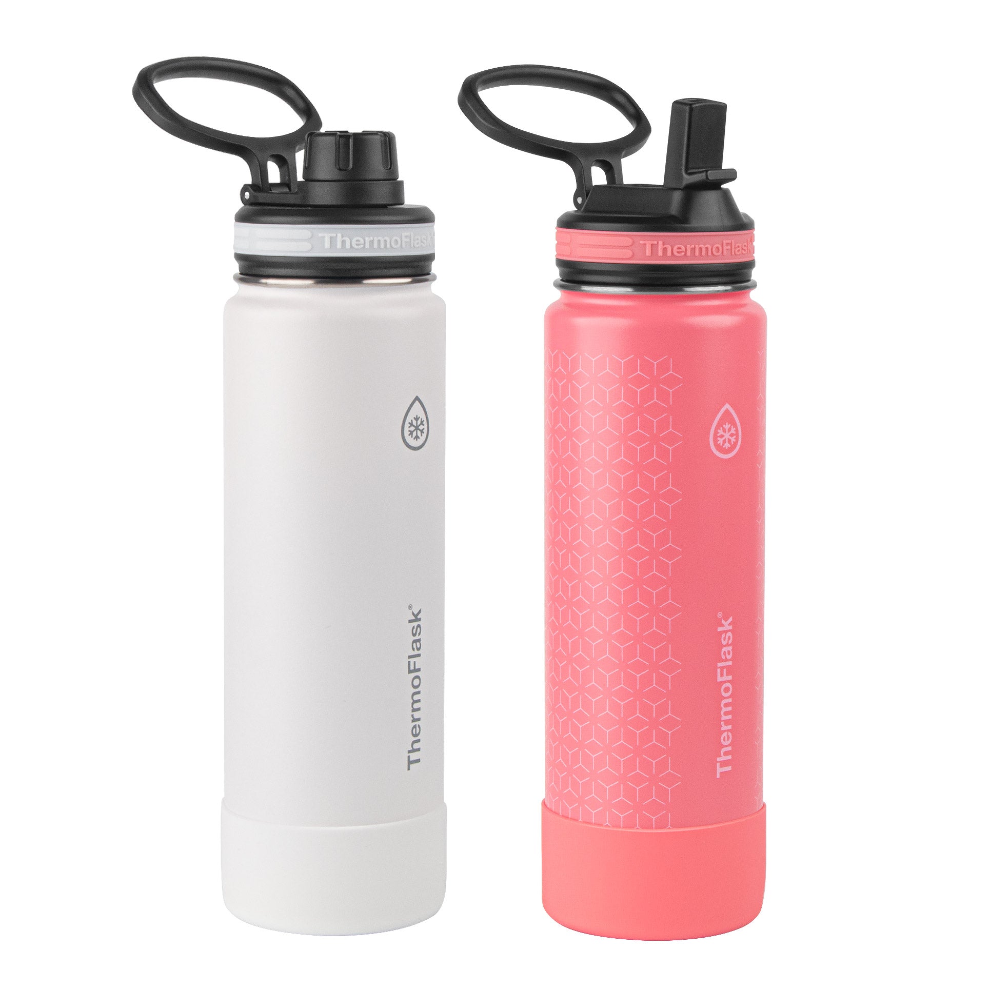 24 Oz Stainless Steel Insulated Water Bottle, 2-Pack