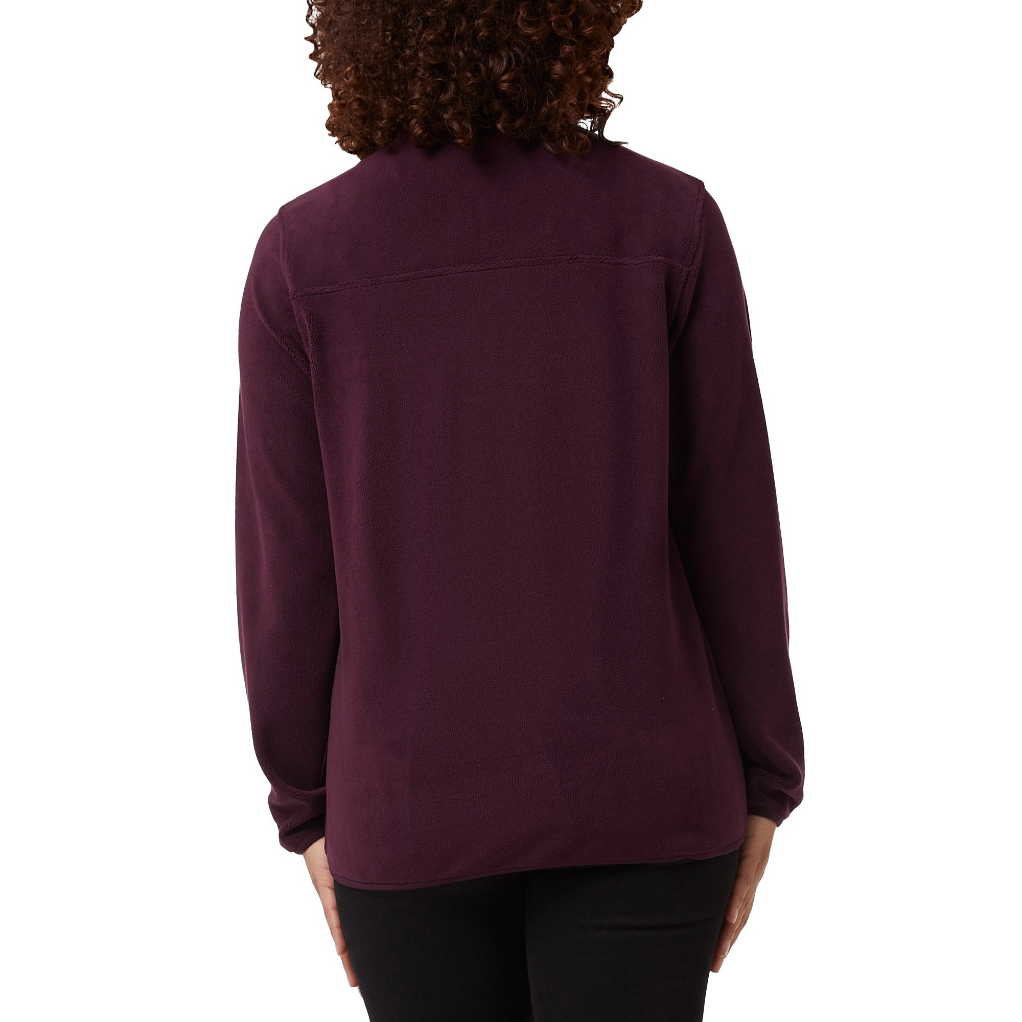 Ladies' Snap Fleece Pullover Top