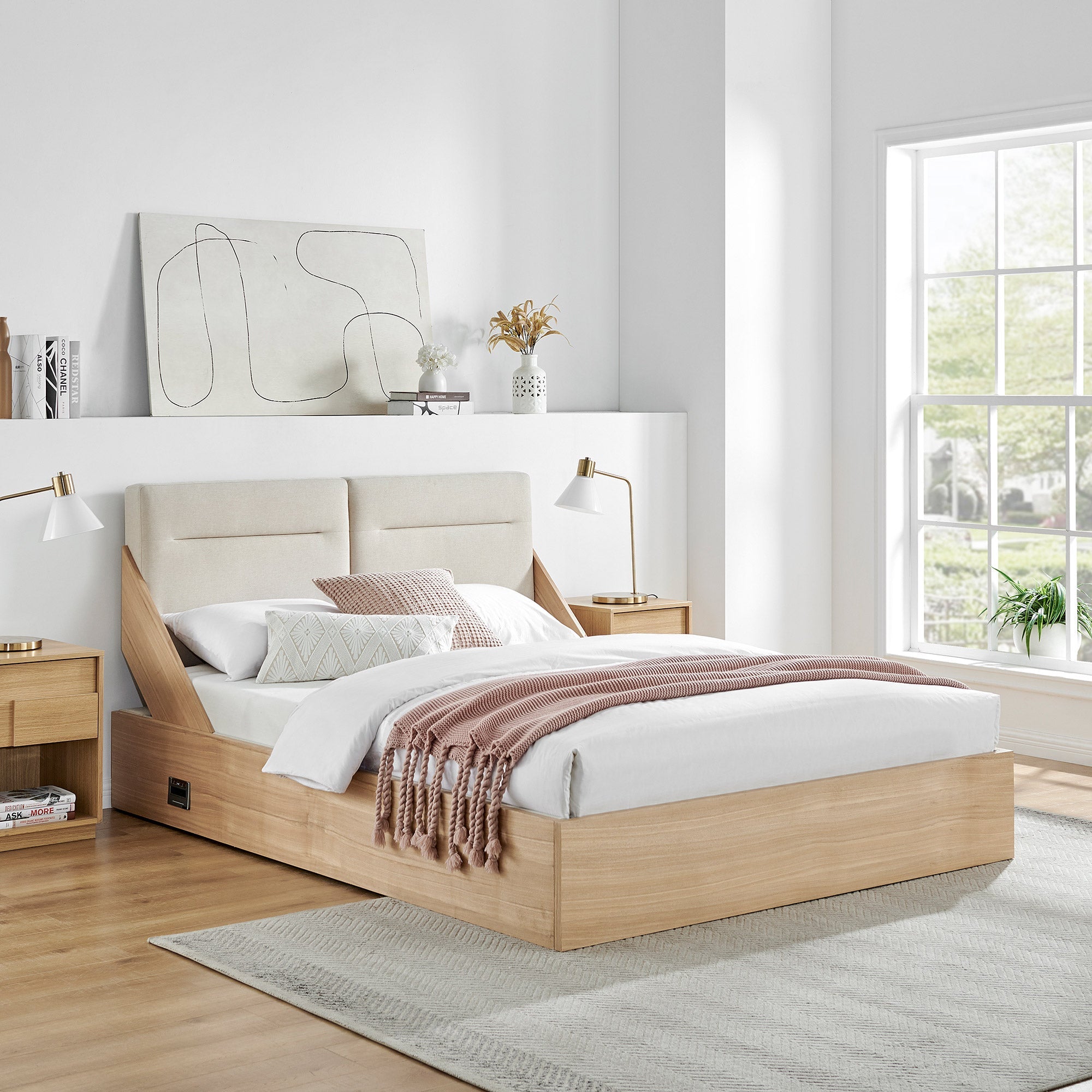 Reclina Lift up Storage Smart Bed