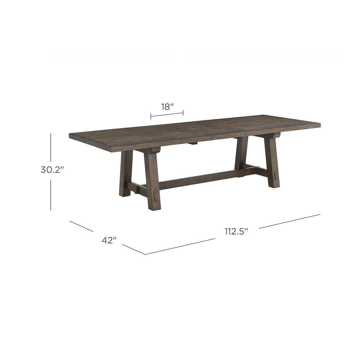 Brinley 112" Extending Dining Table