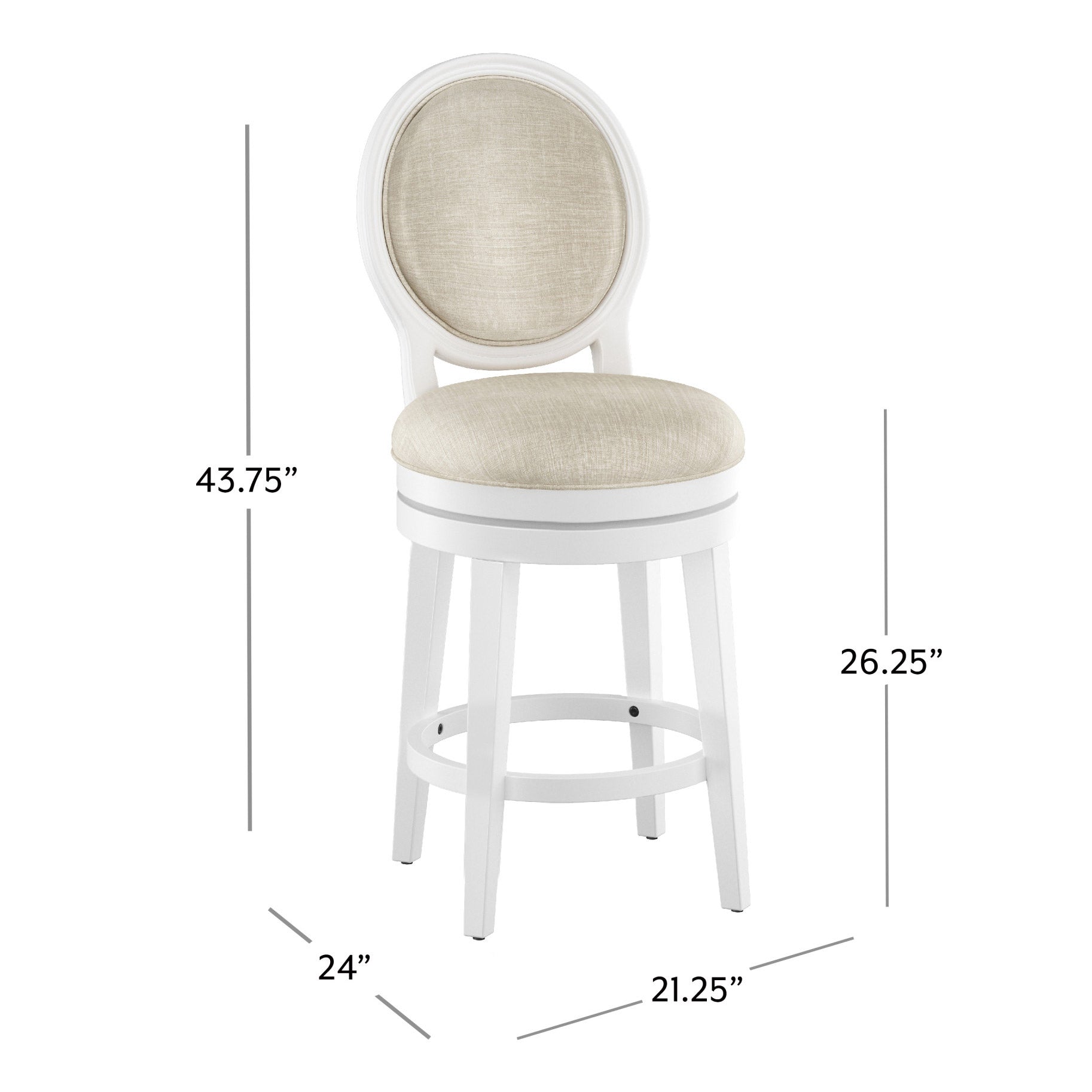 Dayton Counter Height Swivel Stool