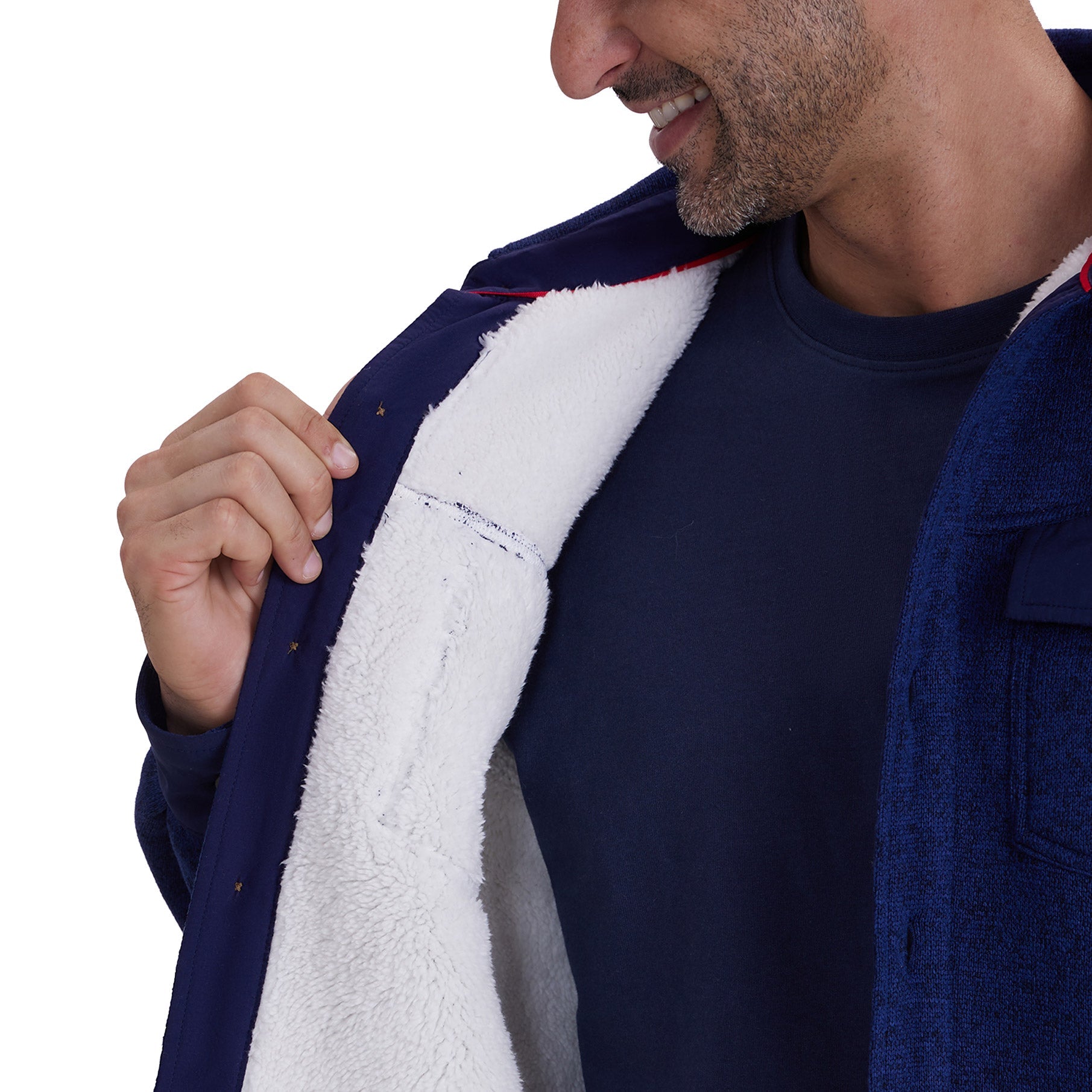 Men’S Fleece Lined Shirt Jacket