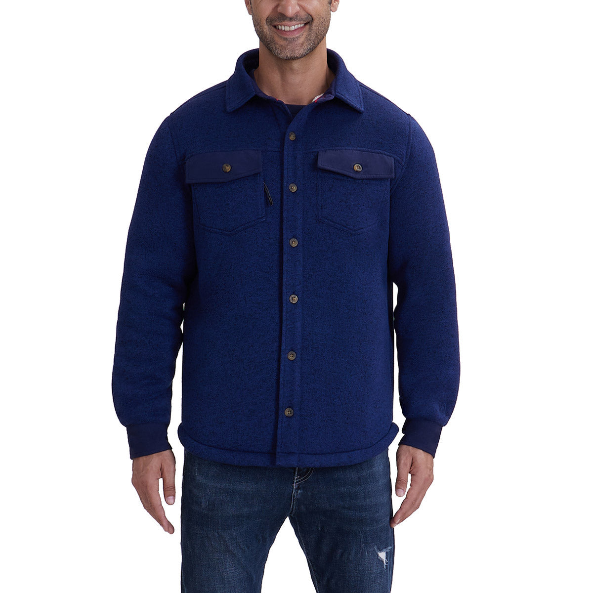 Men’S Fleece Lined Shirt Jacket