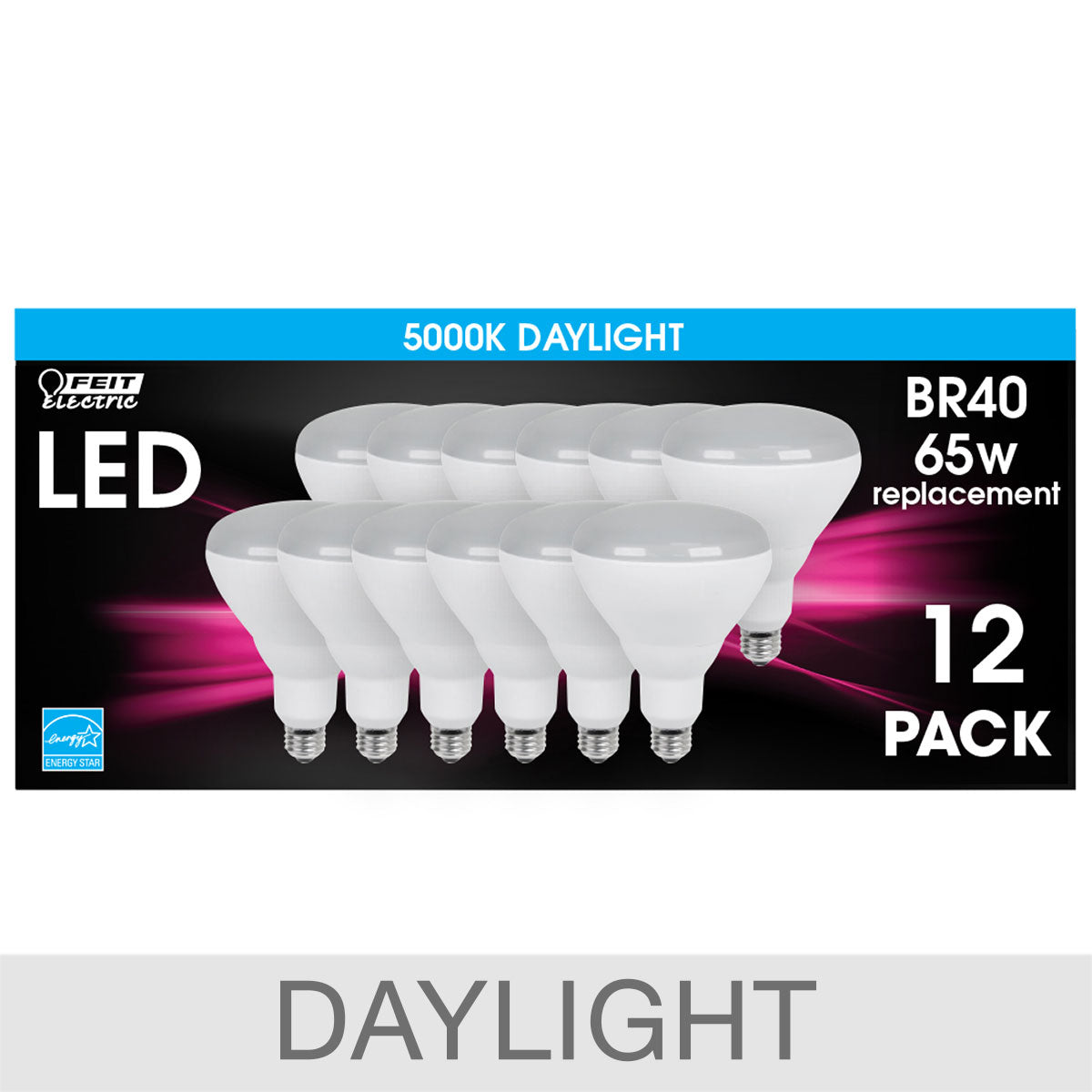 LED BR40 Flood, 12-Pack