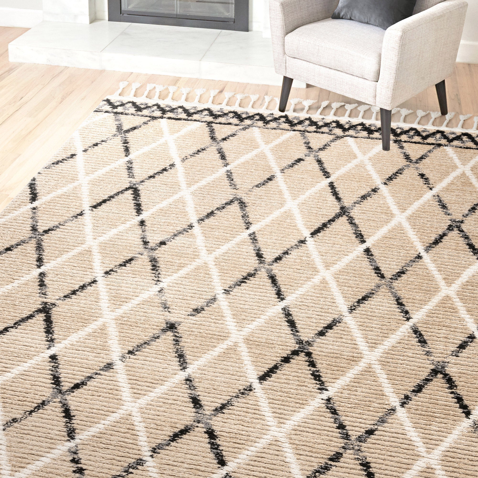 Rowan Area Rug, Rava, Beige