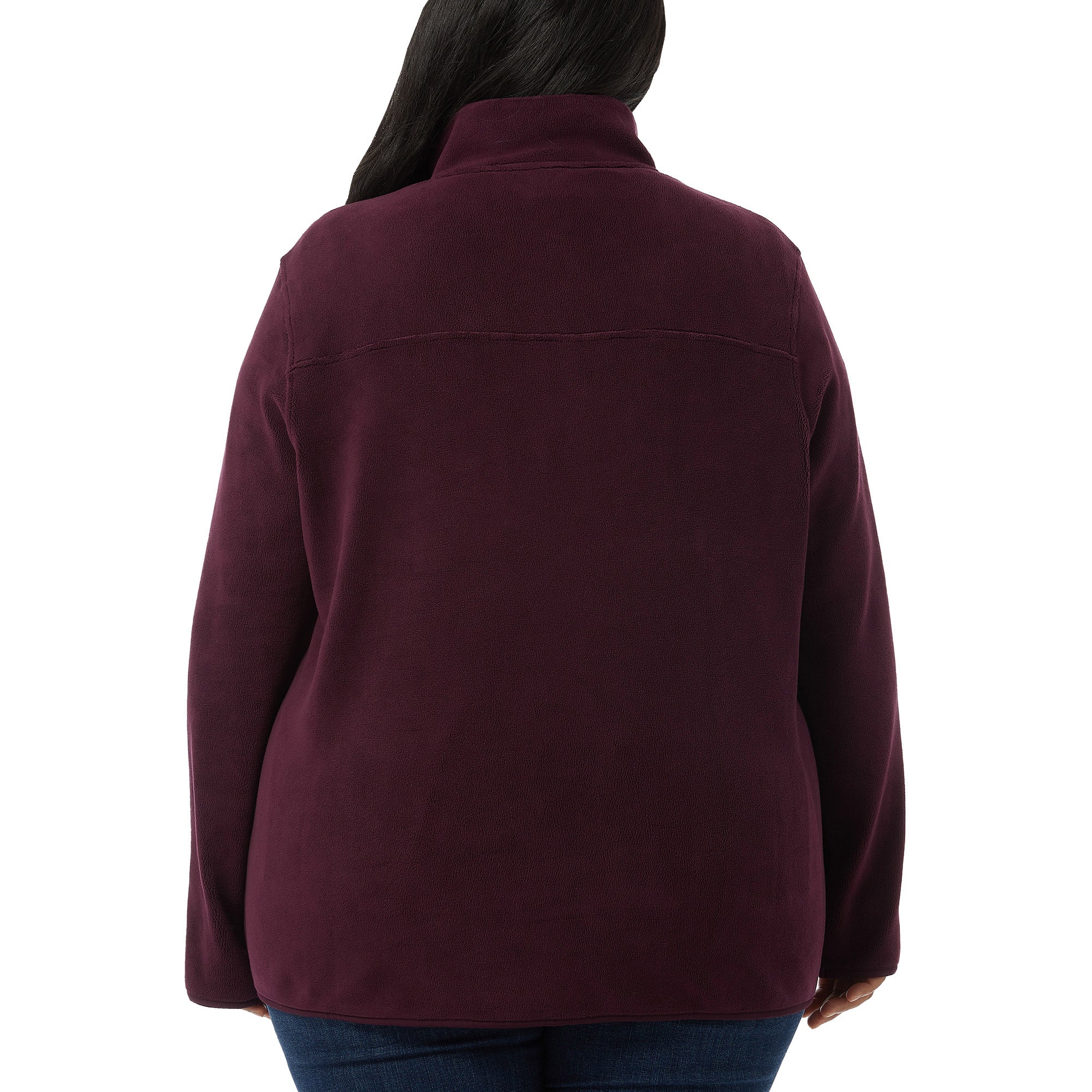 Ladies' Snap Fleece Pullover Top