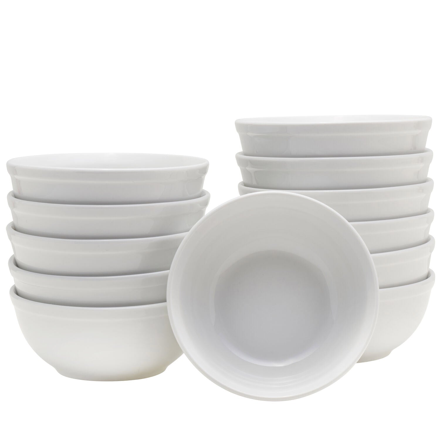 Set of 12 Porcelain All-Purpose Bowls