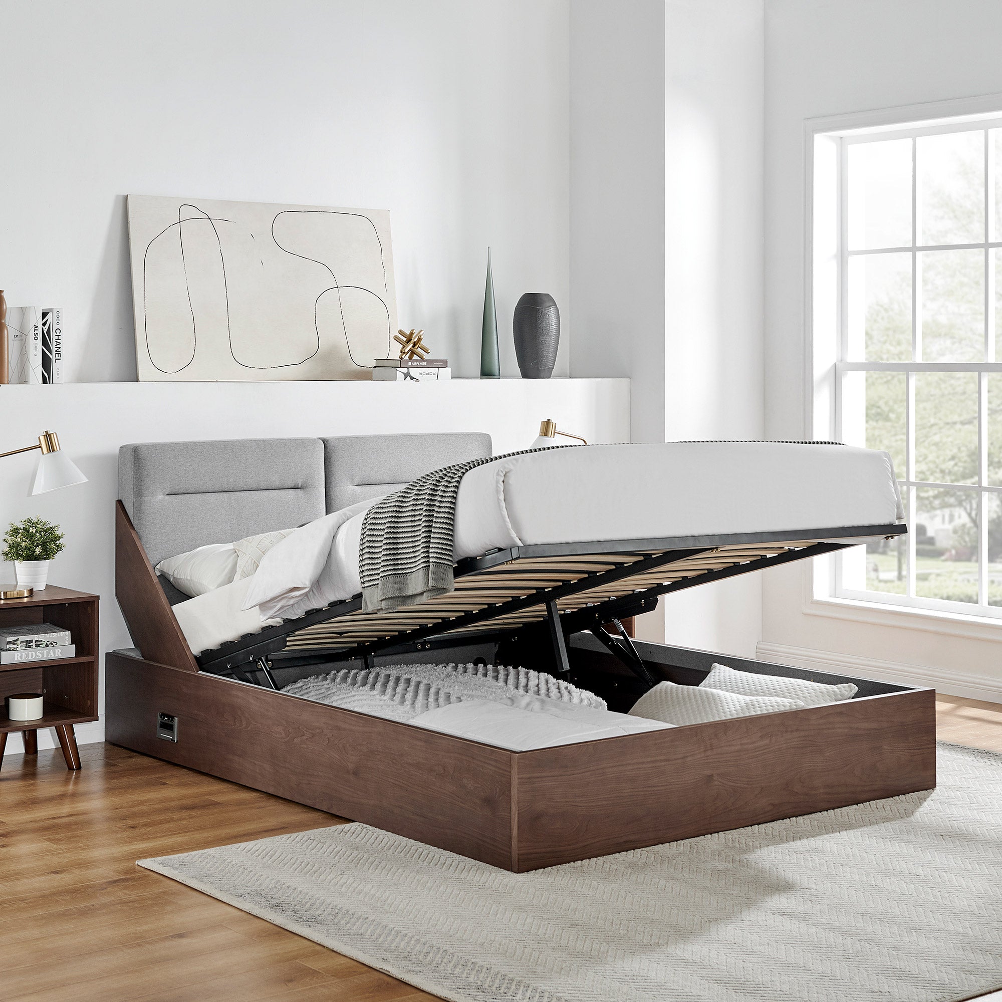 Reclina Lift up Storage Smart Bed