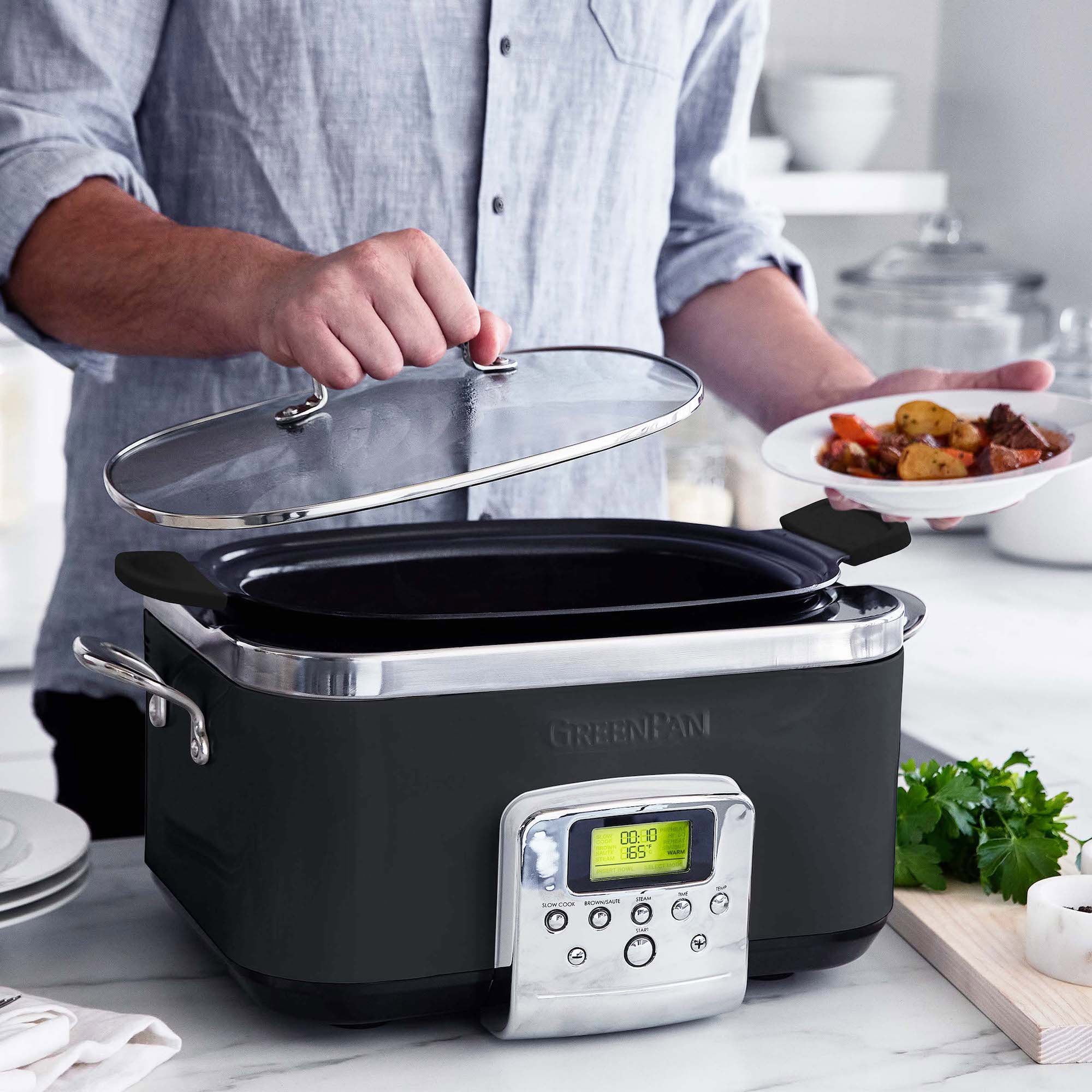 Elite 8-In-1 Programmable 6QT Electric Slow Cooker