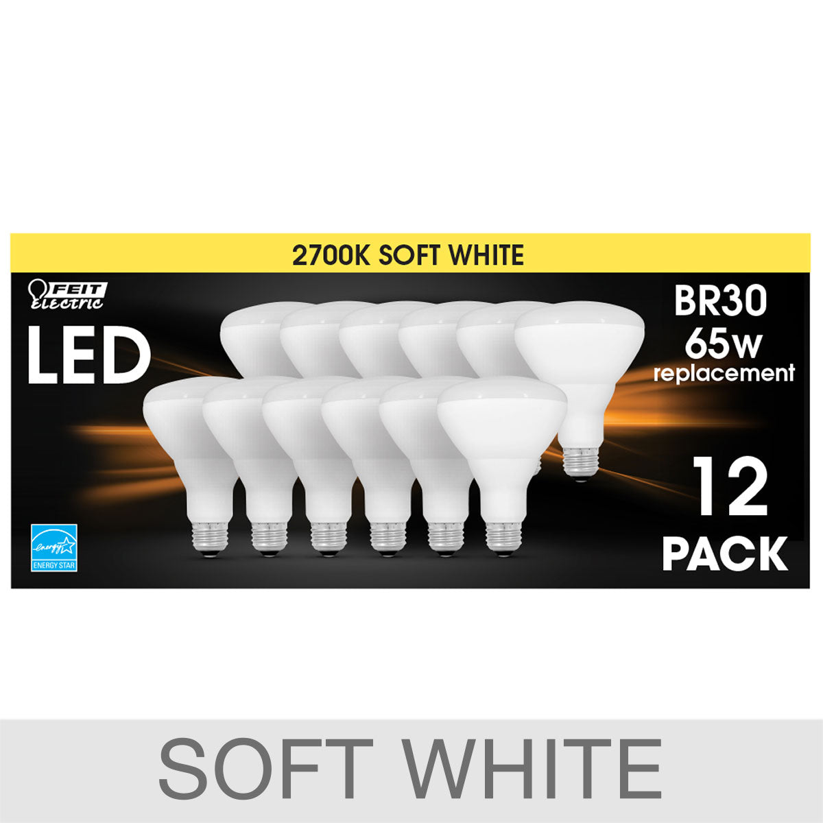 LED BR30 Flood, 12-Pack