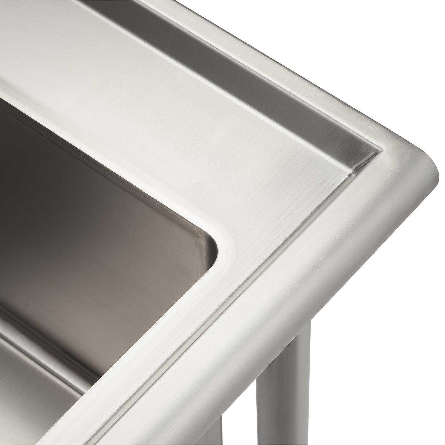 32" X 16" Stainless Steel Utility Sink with Pull-Out Faucet