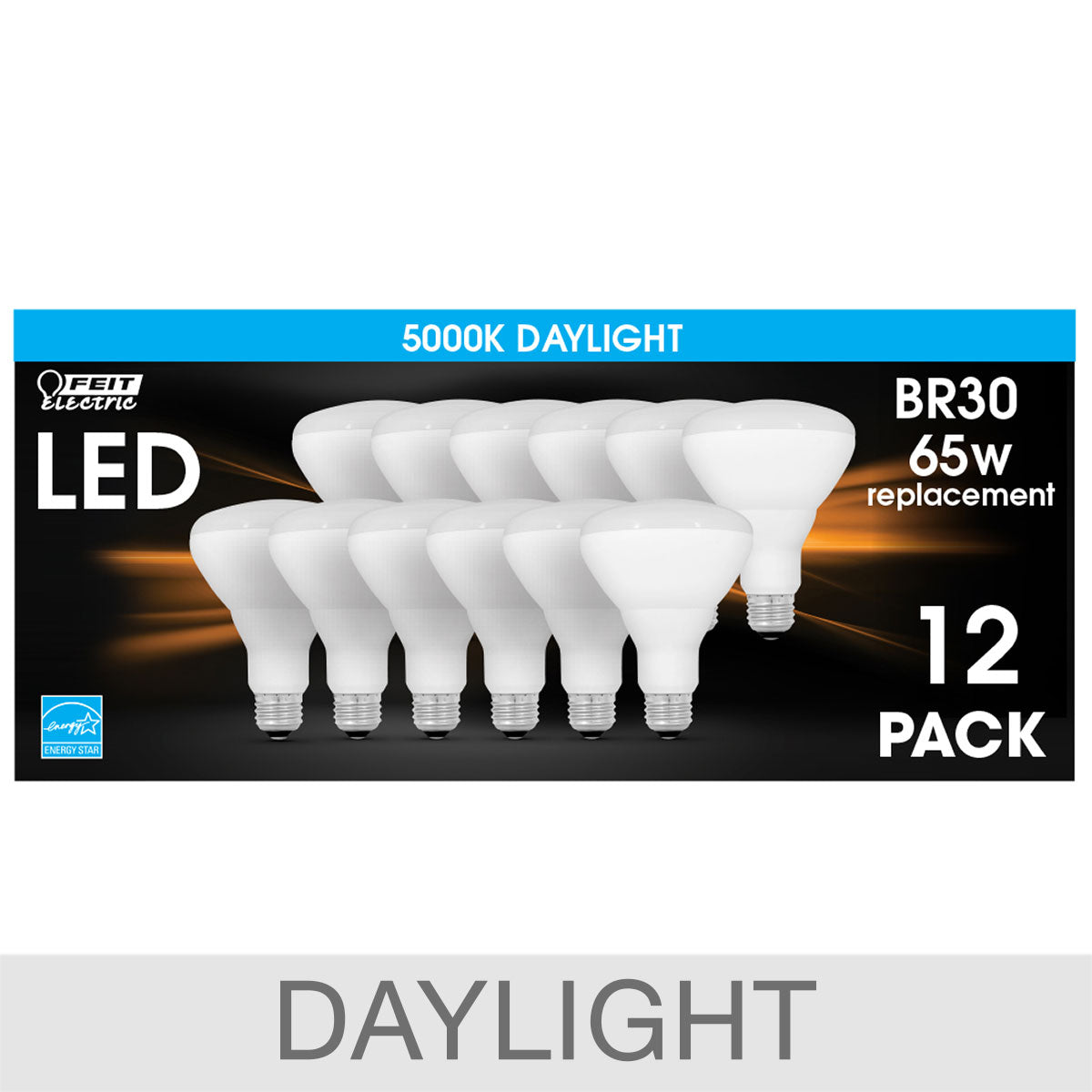 LED BR30 Flood, 12-Pack