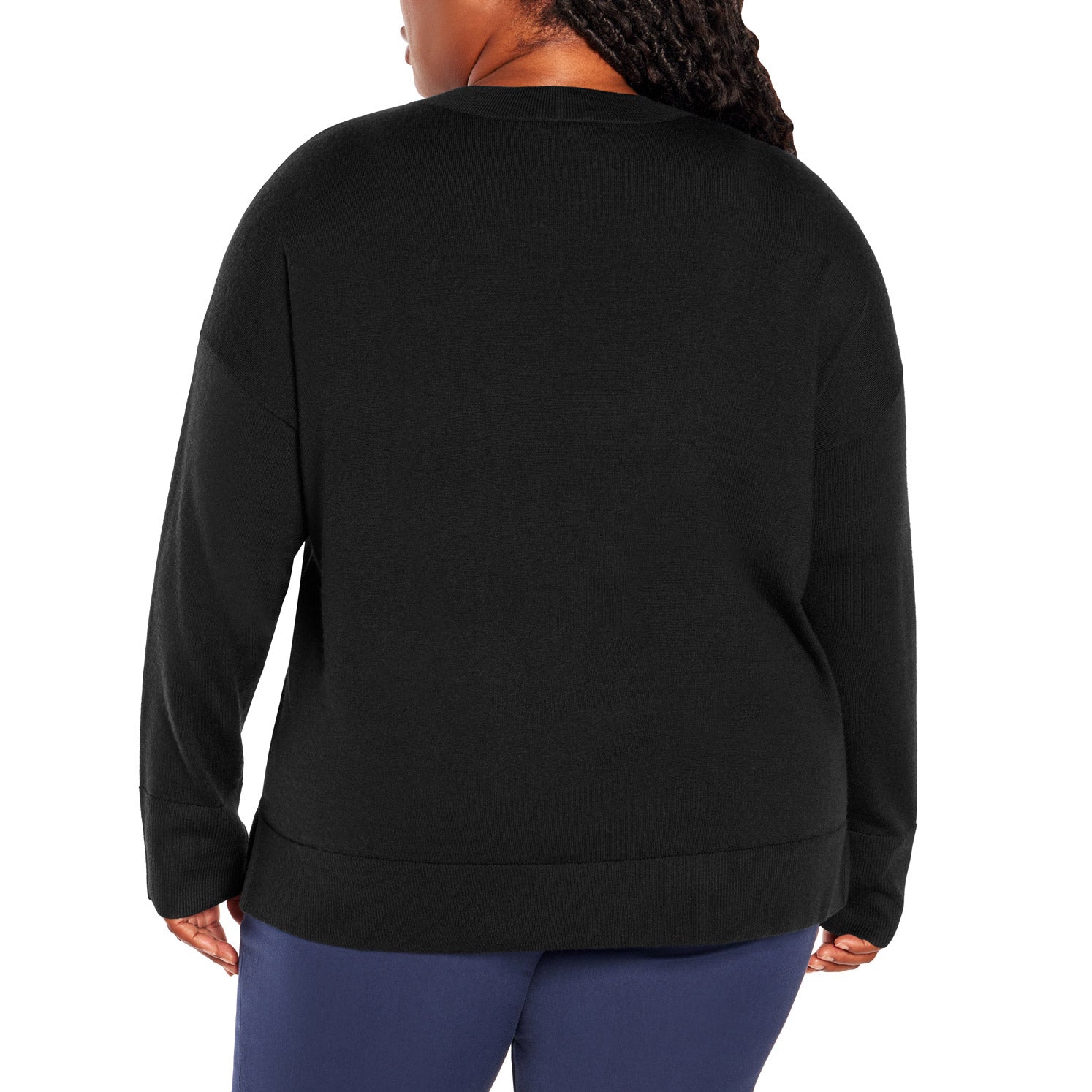 Ladies' Merino Wool V-Neck Sweater