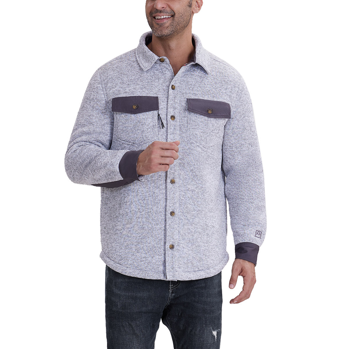 Men’S Fleece Lined Shirt Jacket