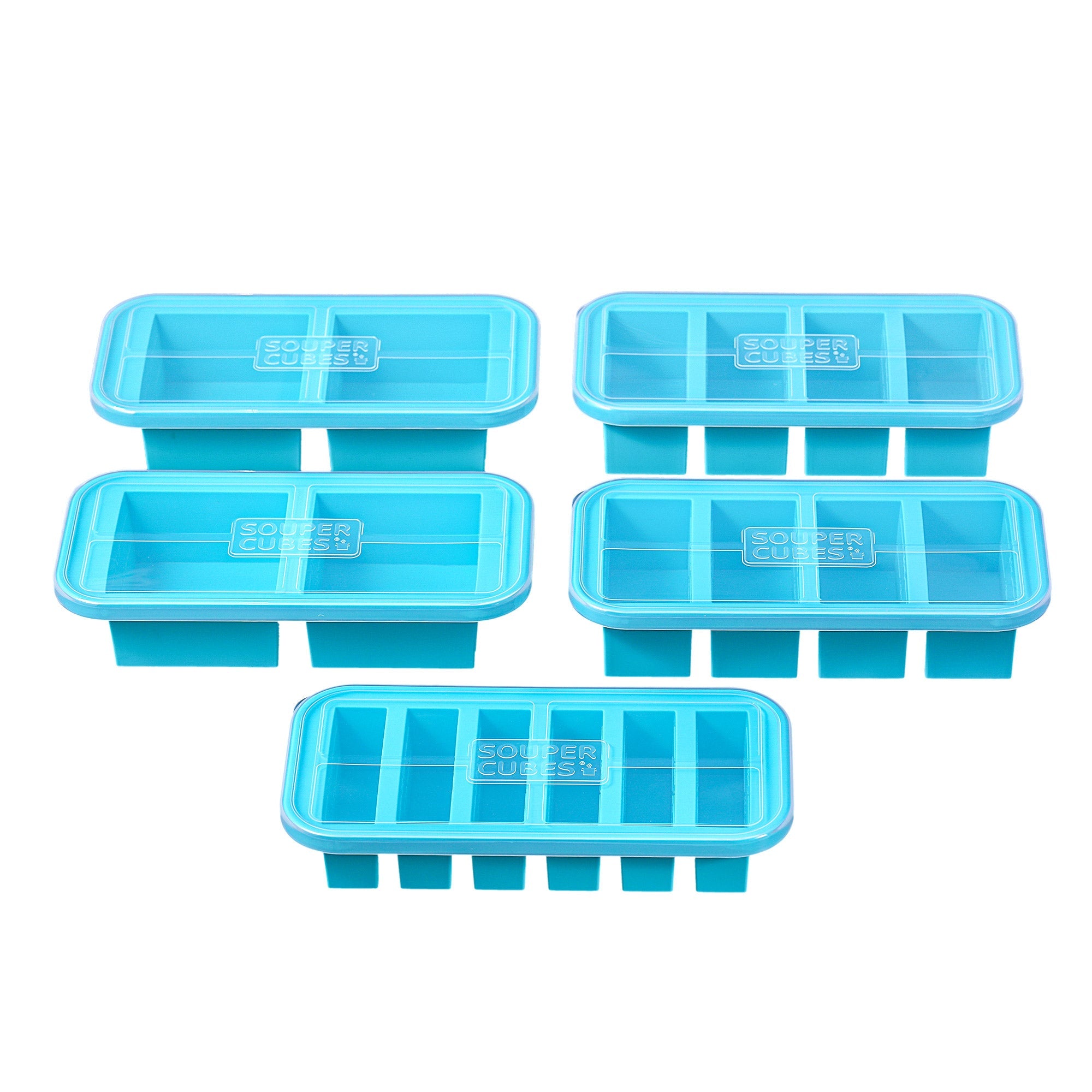 Silicone Freezer Storage Tray, 5 Pack